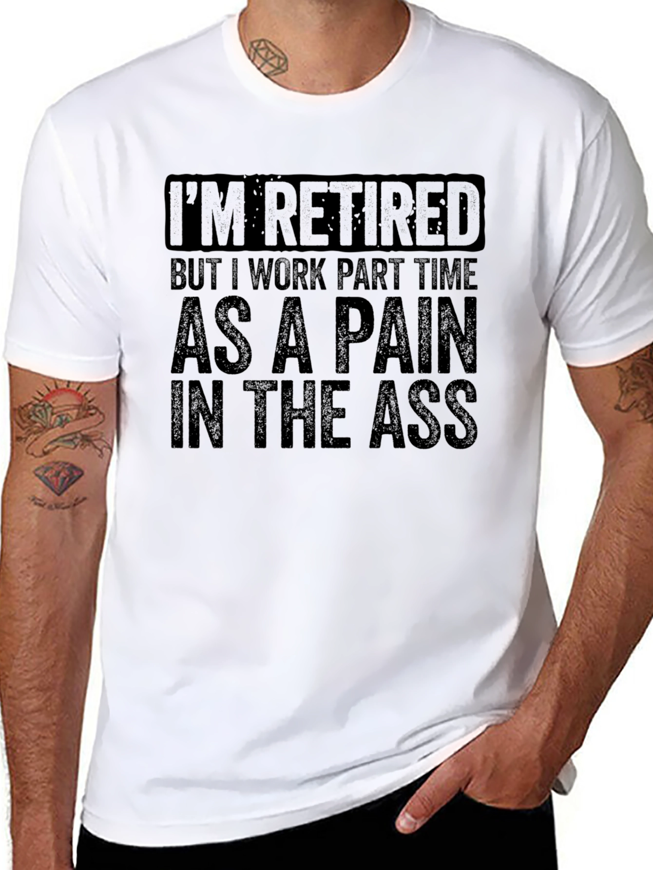 Retired Pain in the Ass T-Shirt Funny Retirement Gift