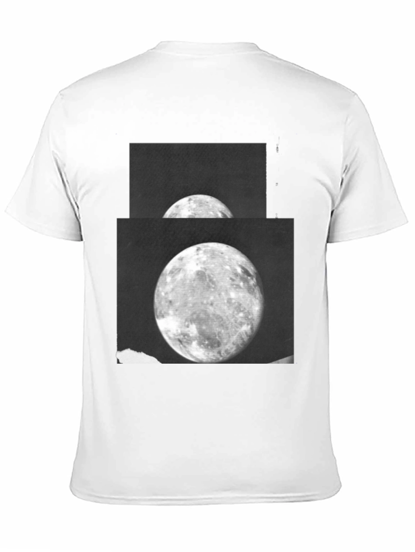 Lunar Print Black T-Shirt