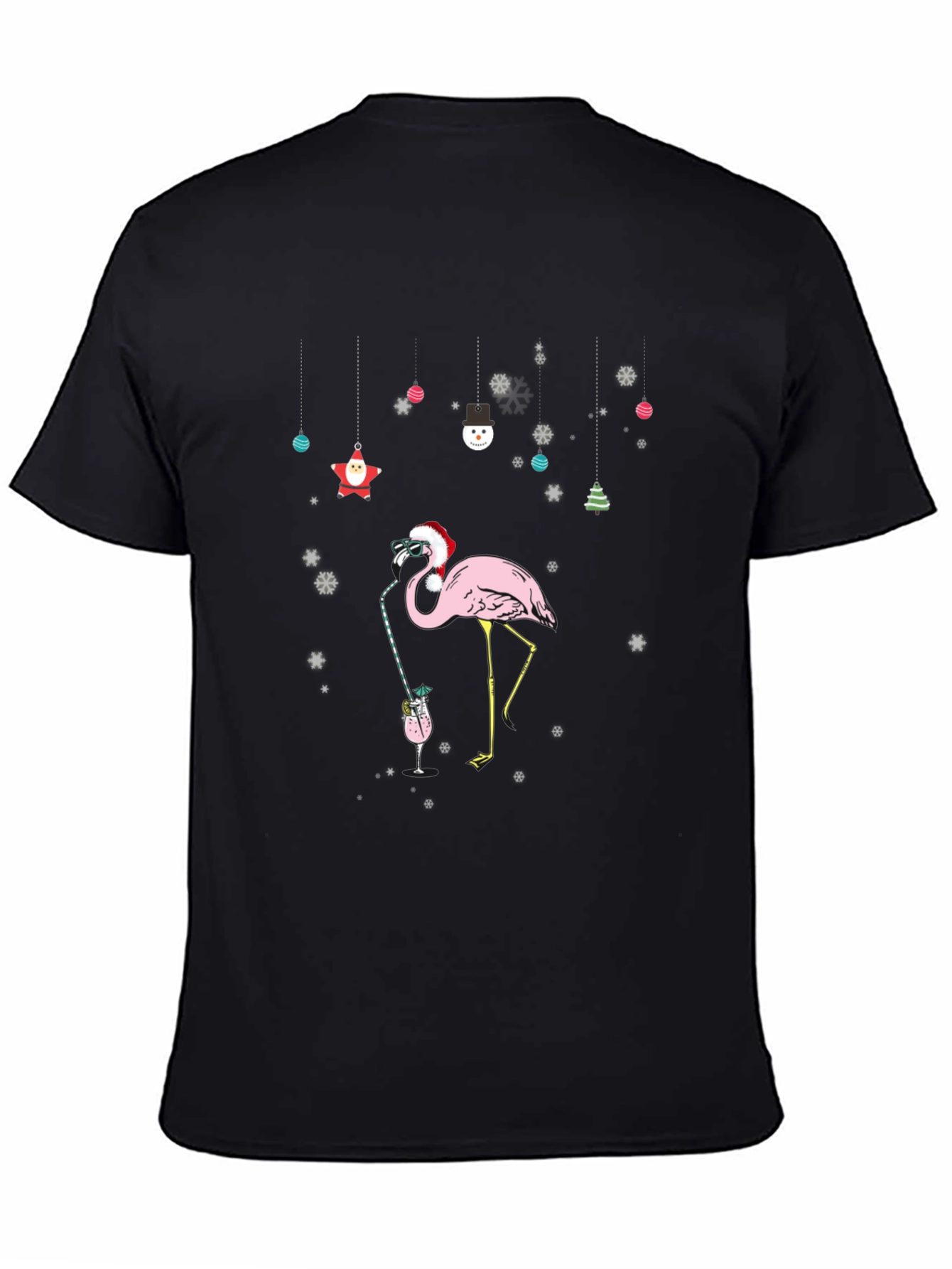 Christmas Flamingo T-Shirt - Festive Holiday Style