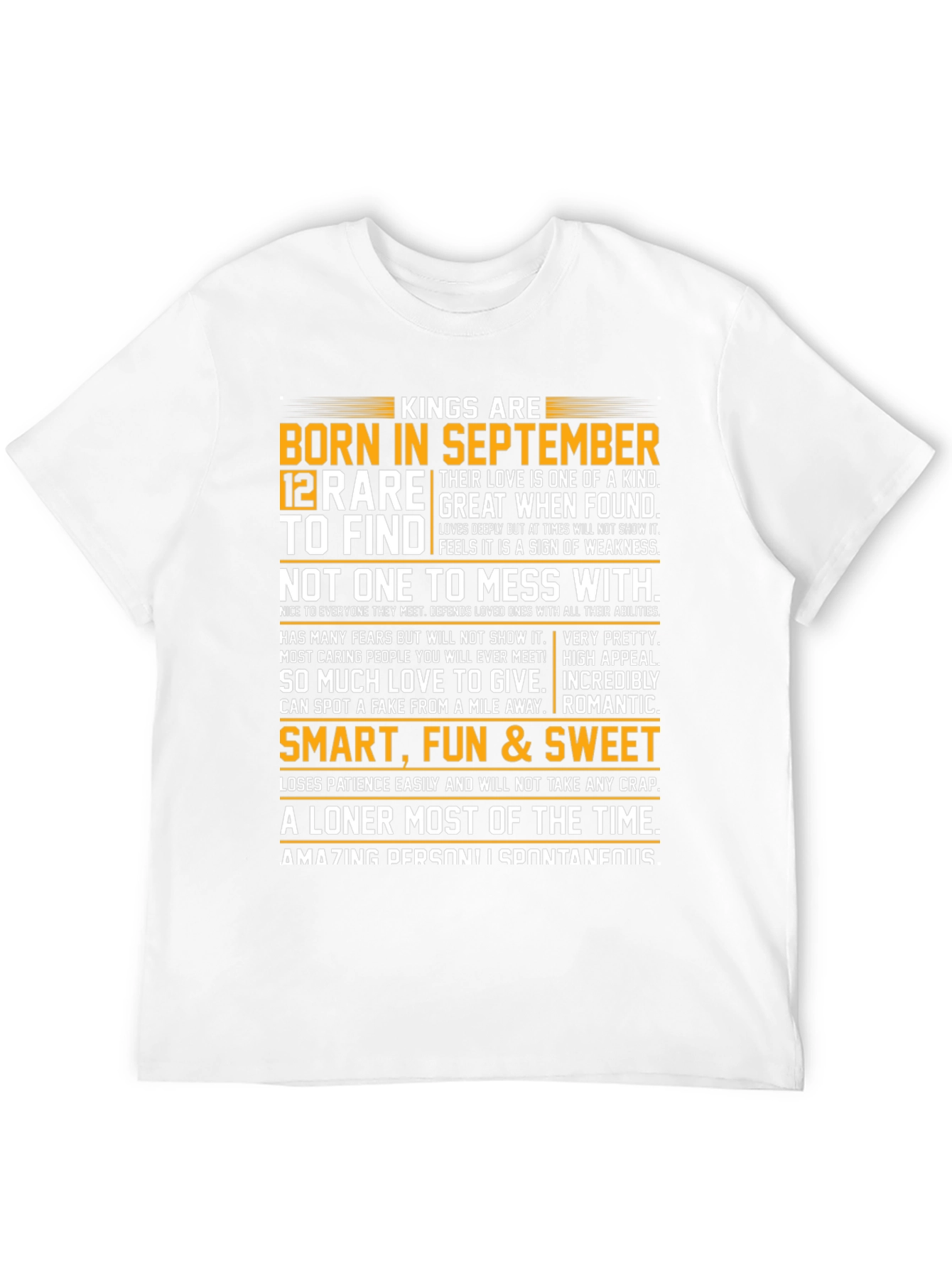 Born in September King T-Shirt