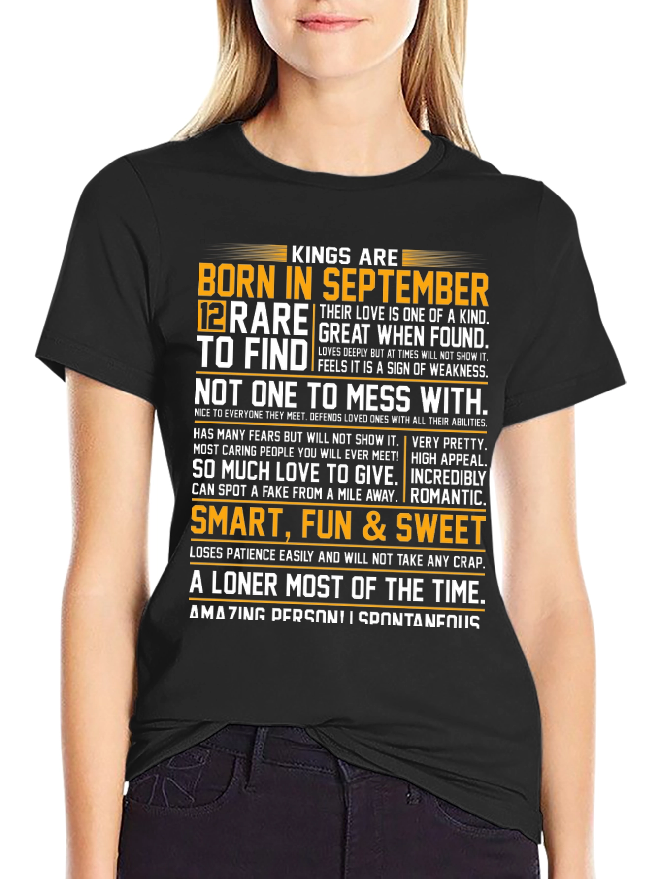 Born in September King T-Shirt