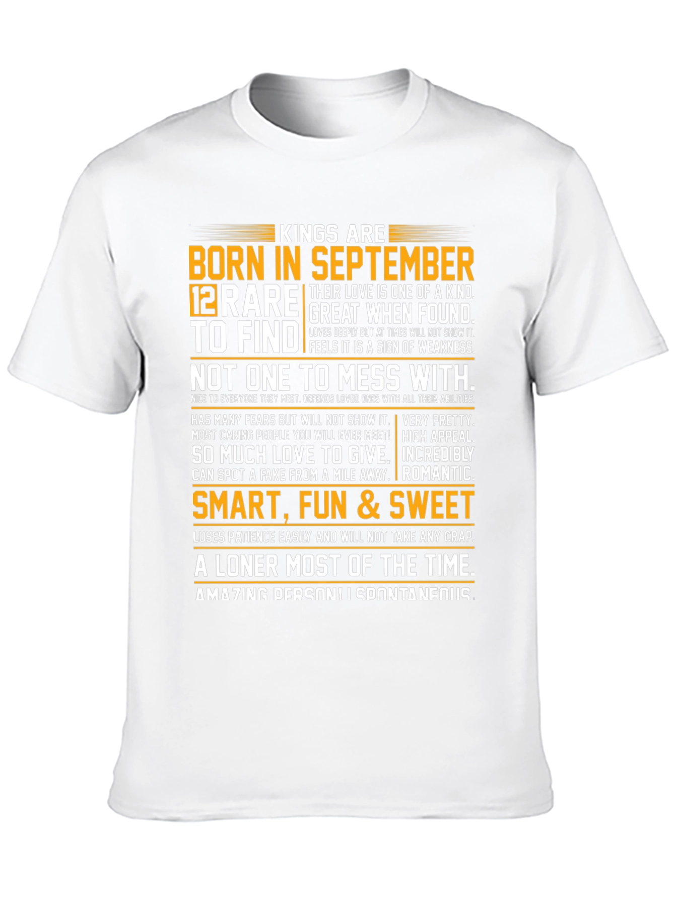 Born in September King T-Shirt