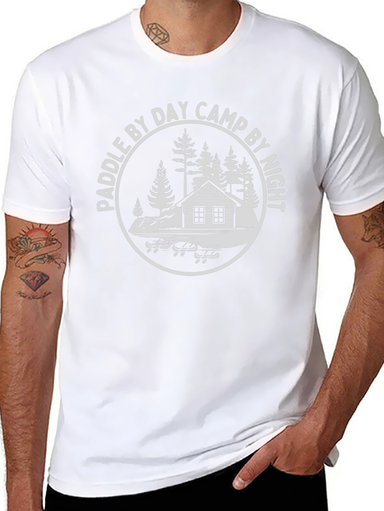 Paddle By Day Camp By Night Graphic Tee