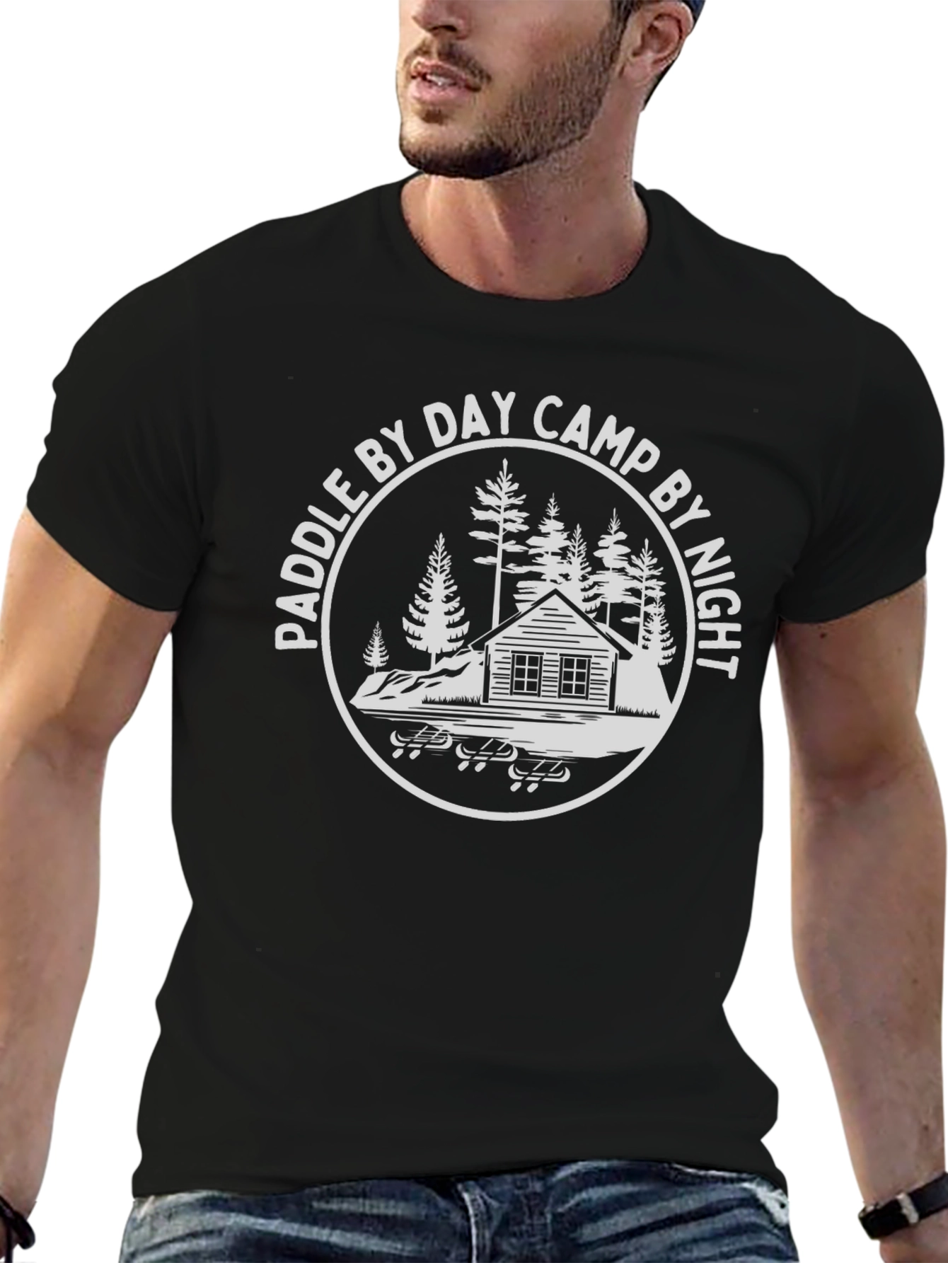 Paddle By Day Camp By Night Graphic Tee