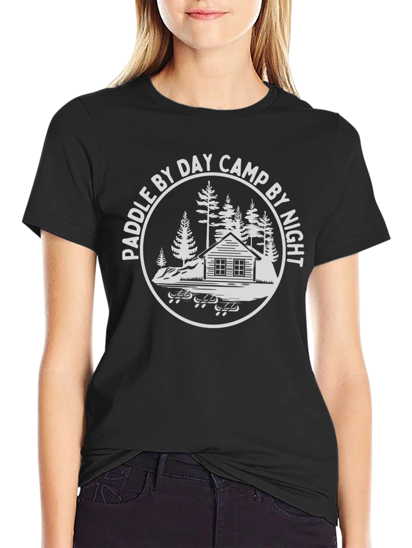Paddle By Day Camp By Night Graphic Tee