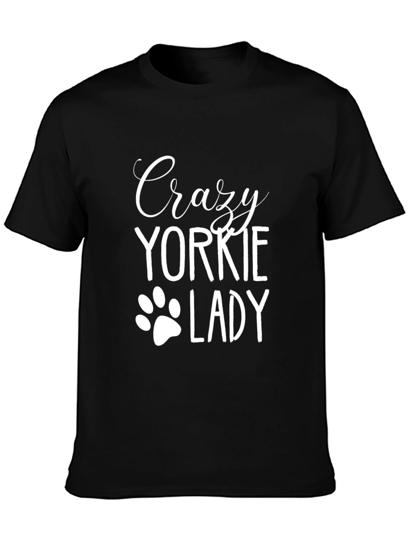 Crazy Yorkie Lady T-Shirt