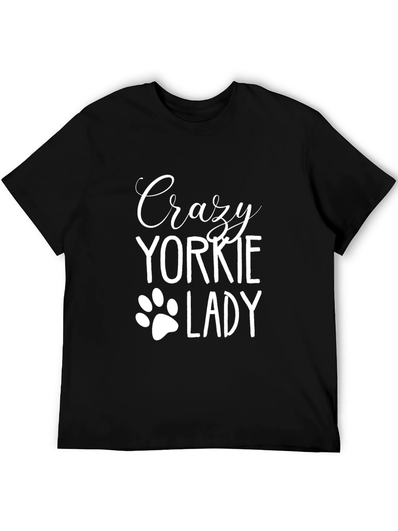 Crazy Yorkie Lady T-Shirt
