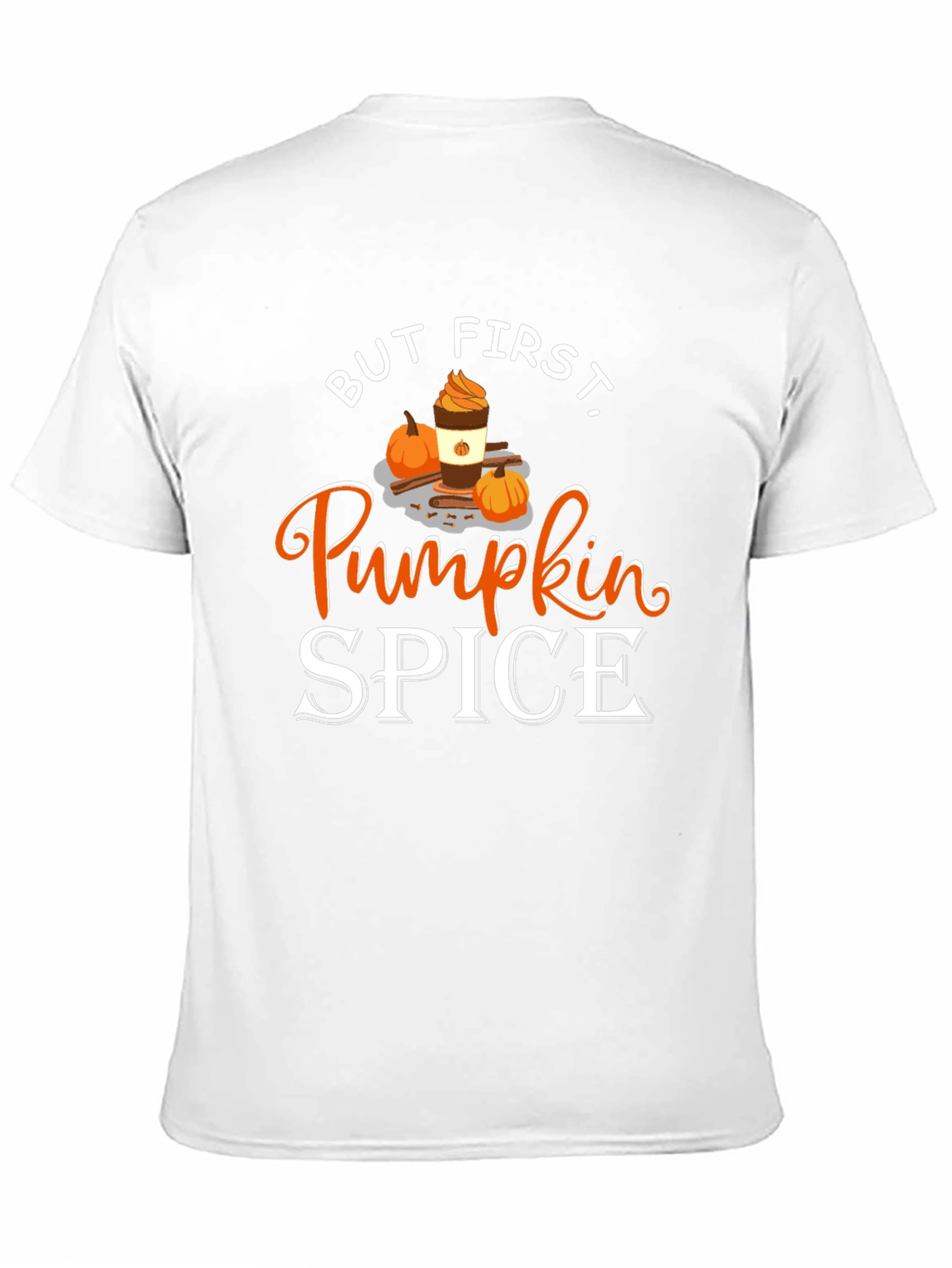 But First Pumpkin Spice Black T-Shirt