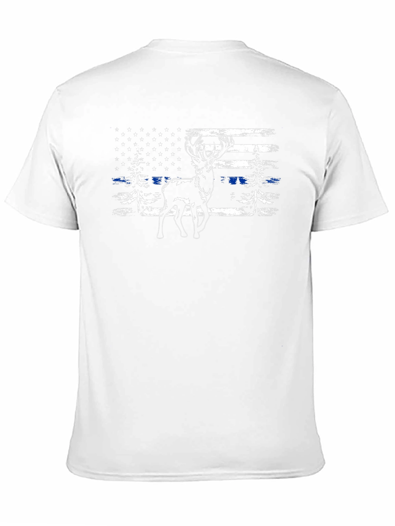 Deer American Flag T-Shirt