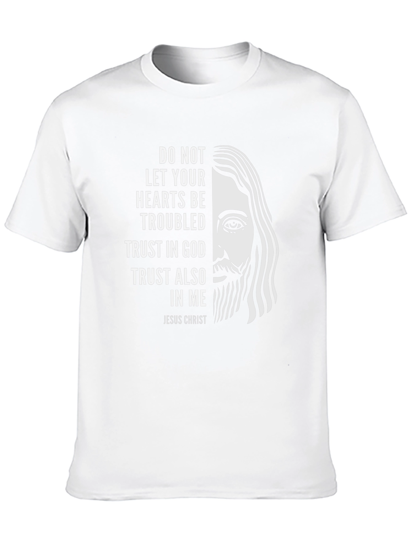 Jesus Christ Graphic T-Shirt - Religious Faith Apparel