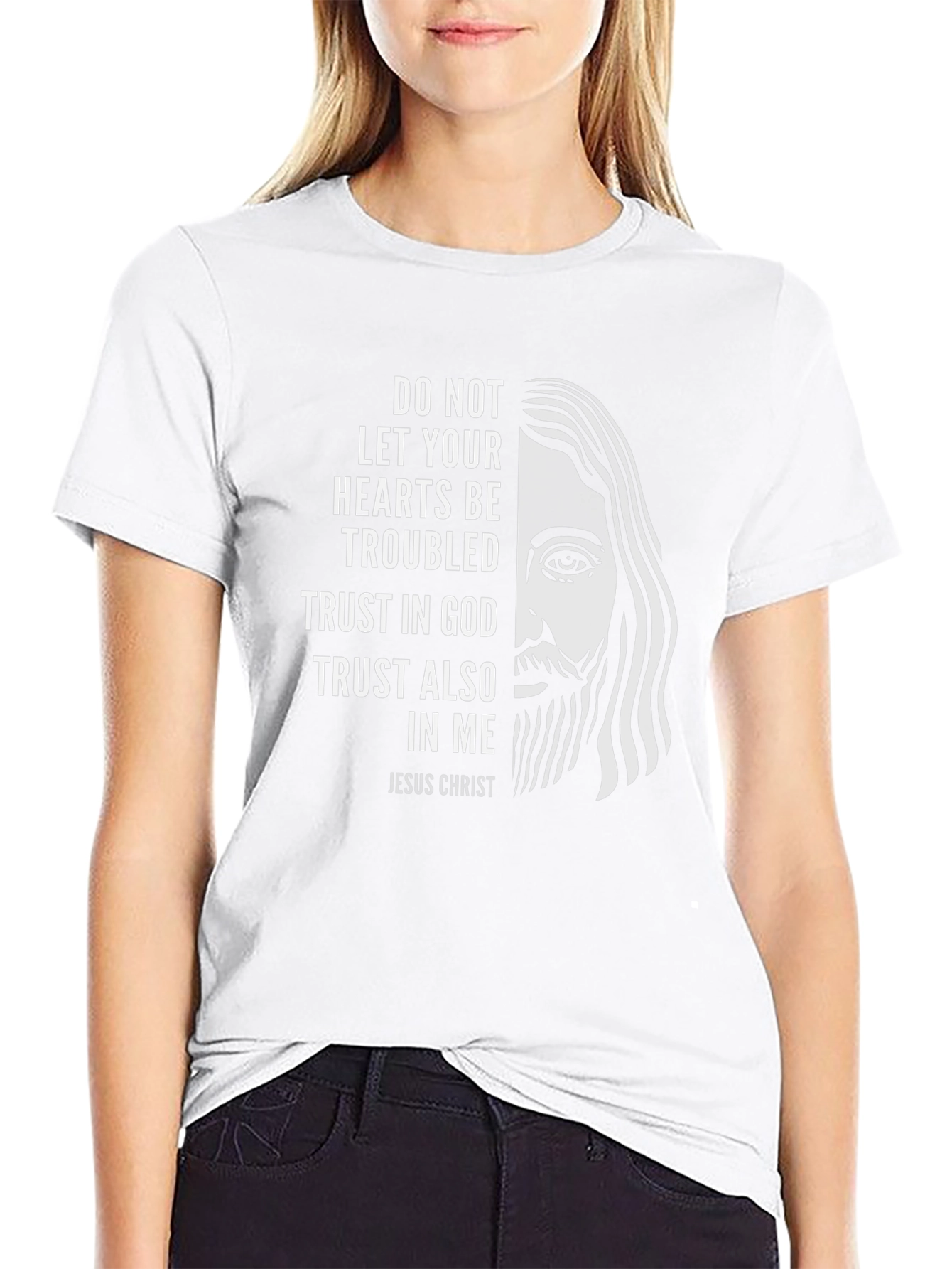 Jesus Christ Graphic T-Shirt - Religious Faith Apparel