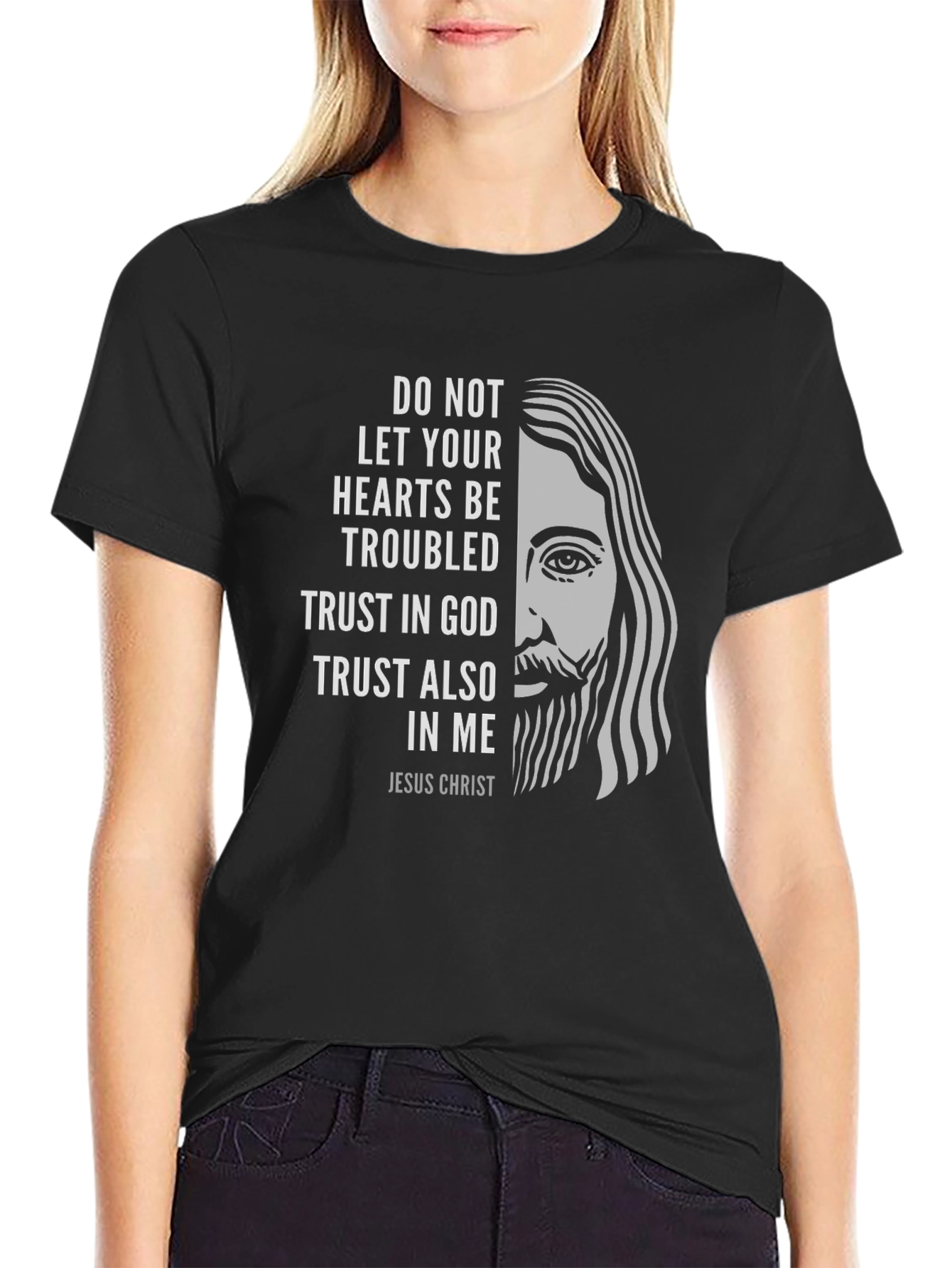 Jesus Christ Graphic T-Shirt - Religious Faith Apparel