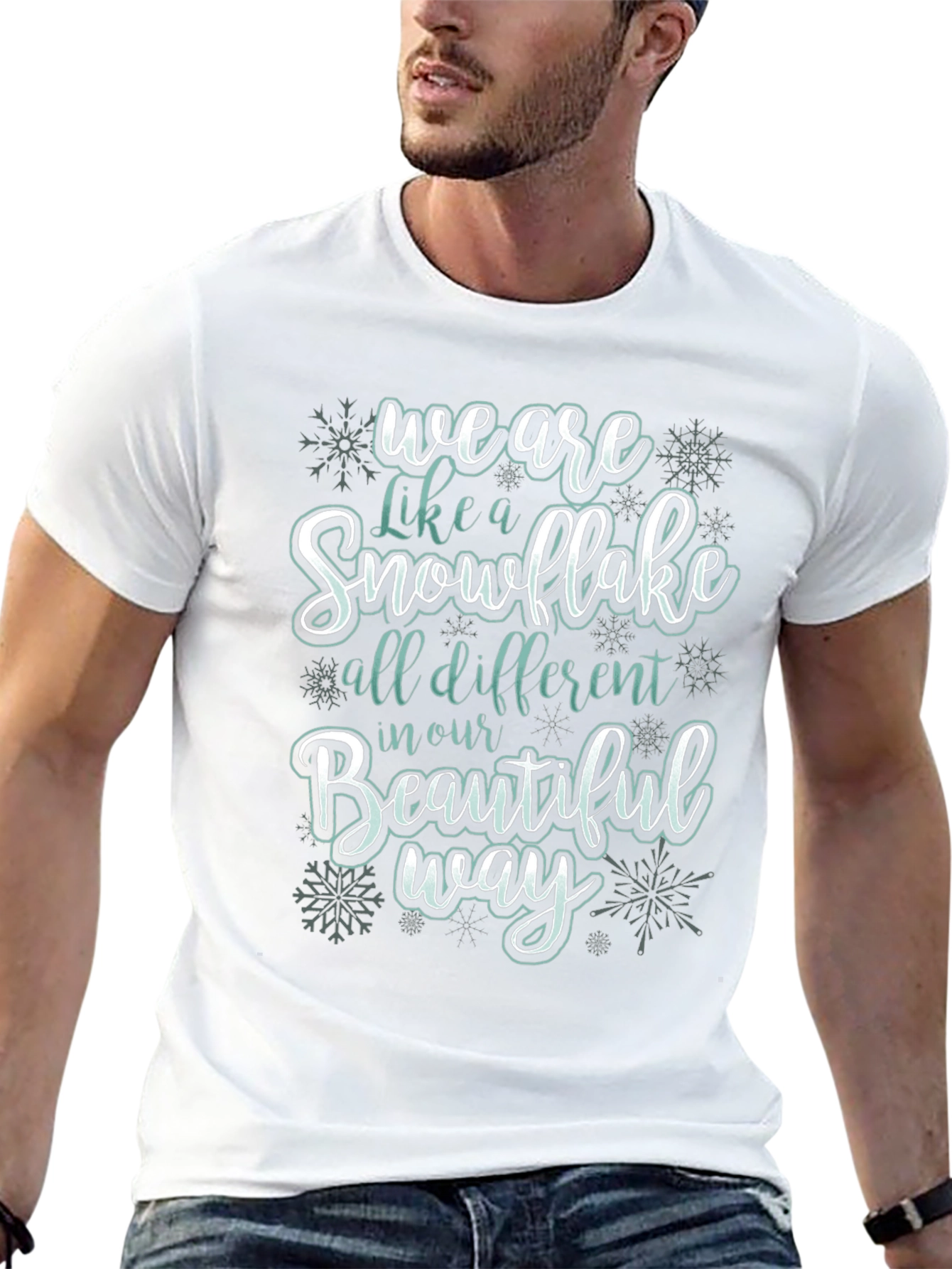 Snowflake Inspirational Graphic T-Shirt
