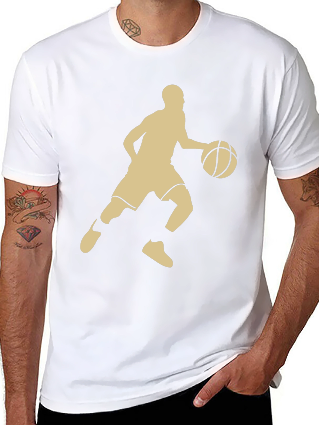 Basketball Player Graphic T-Shirt