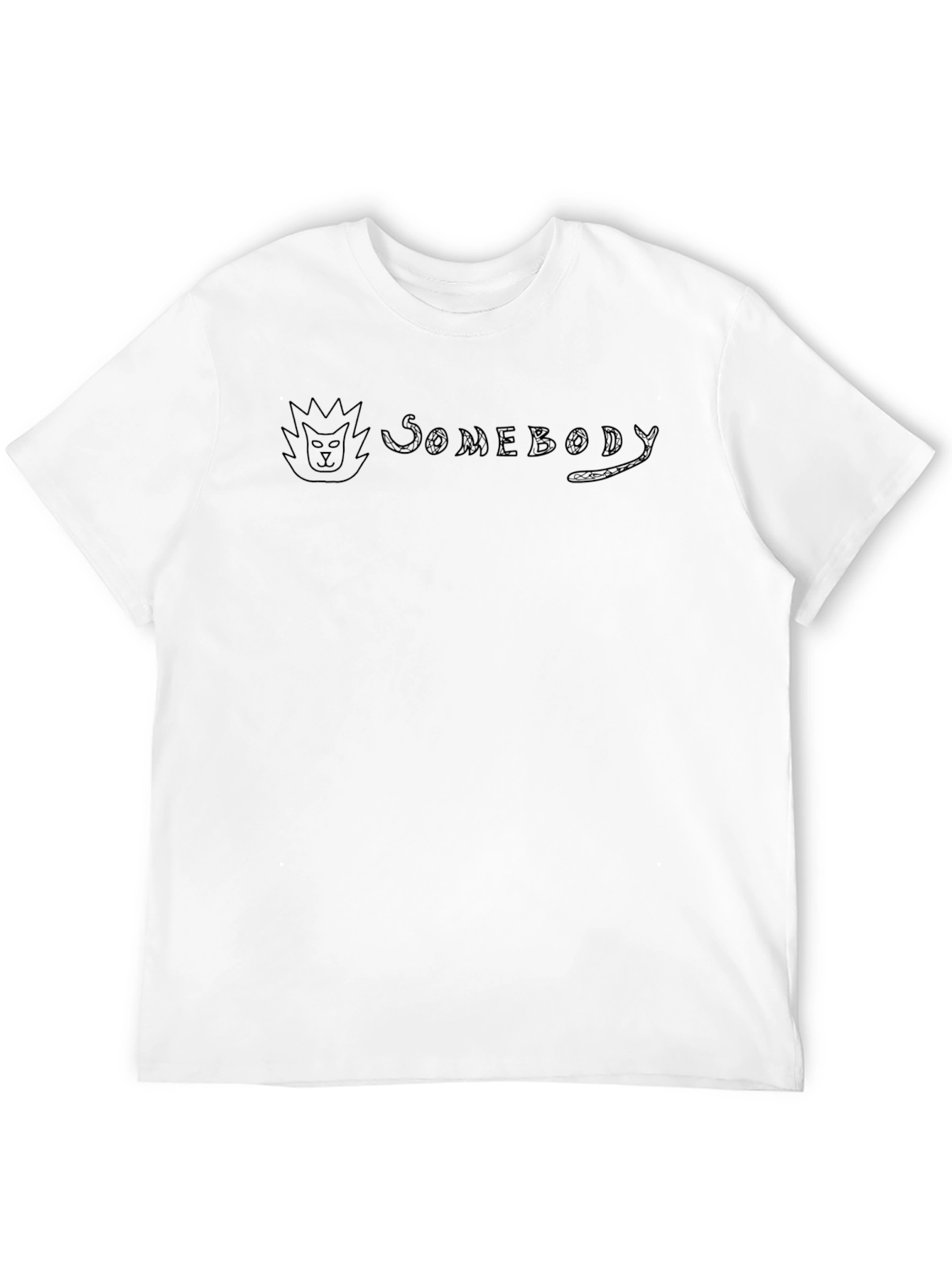 Somebody T-Shirt - Black Graphic Tee
