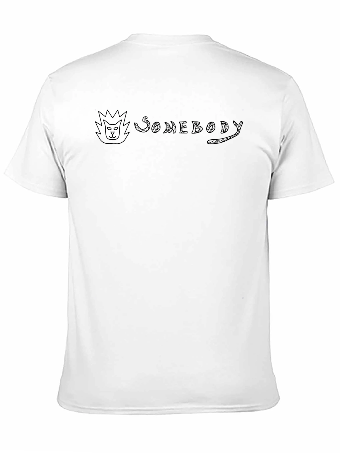 Somebody T-Shirt - Black Graphic Tee