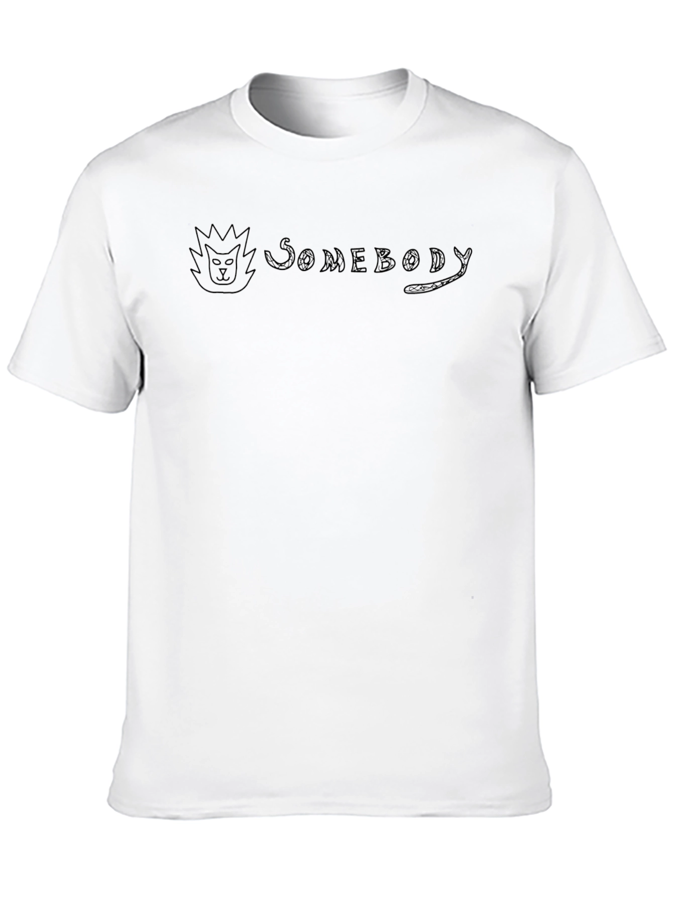 Somebody T-Shirt - Black Graphic Tee