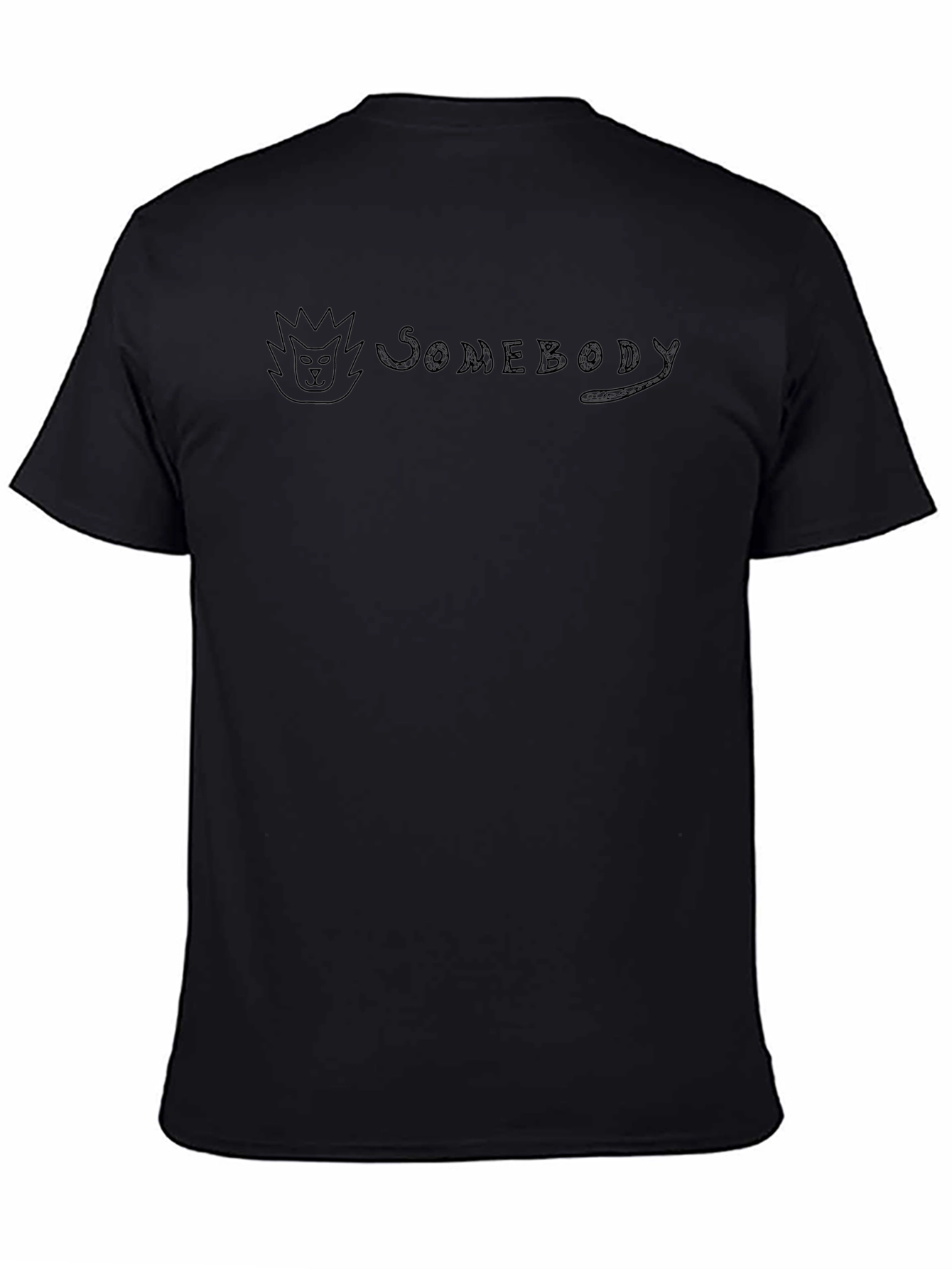 Somebody T-Shirt - Black Graphic Tee