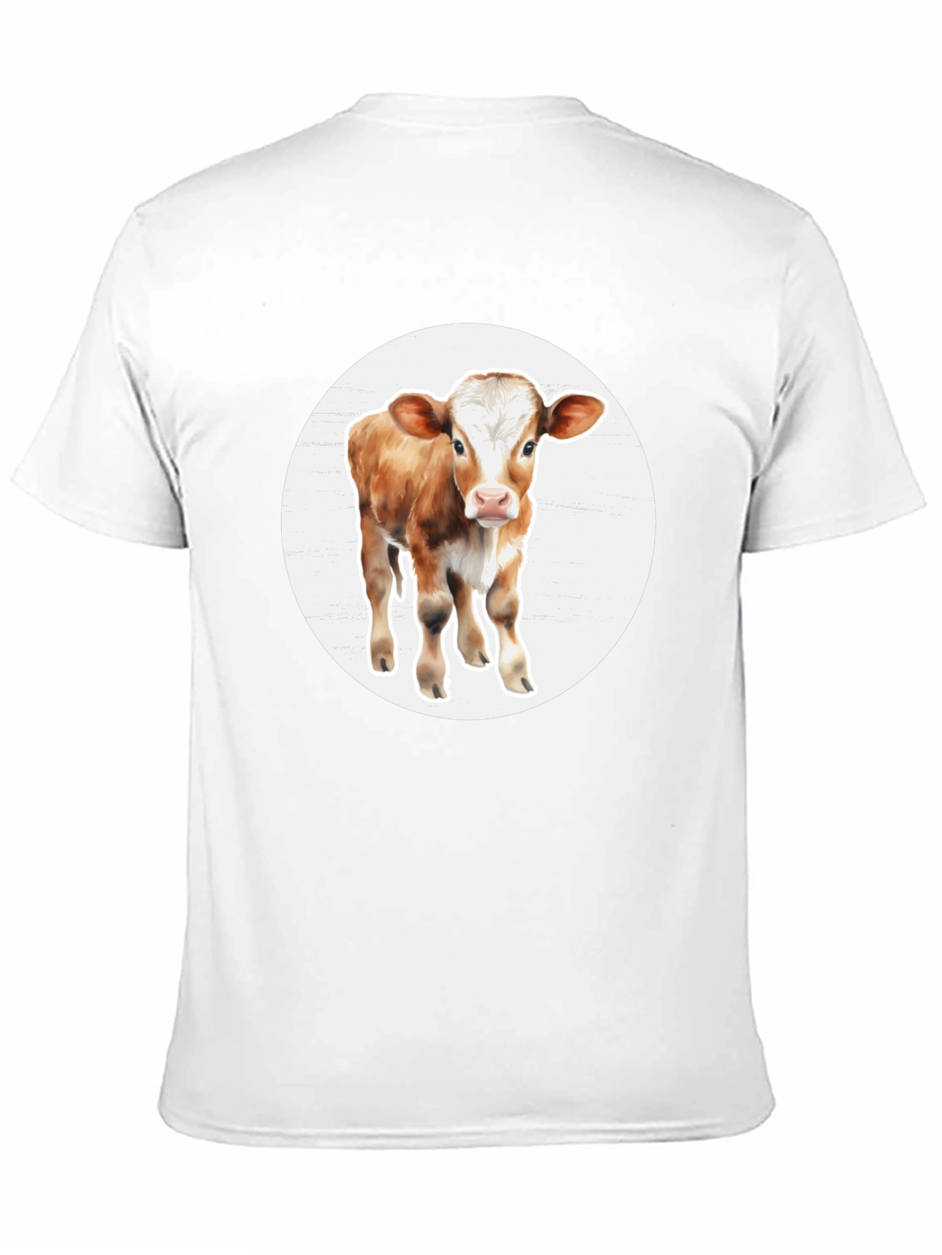 Cow Graphic Black T-Shirt - Farm Animal Tee