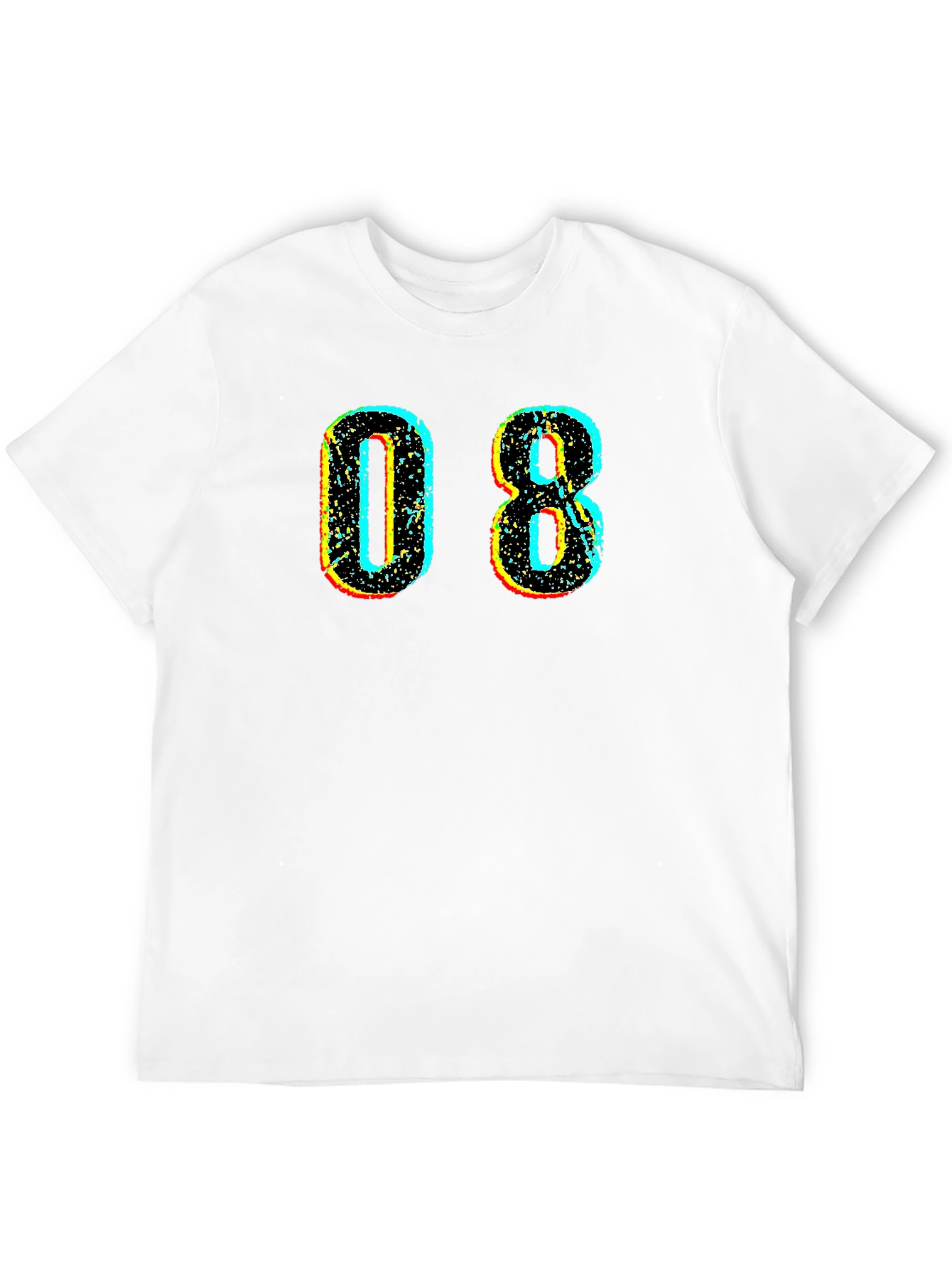 Retro 08 Graphic Tee - Stylish Black Cotton T-Shirt