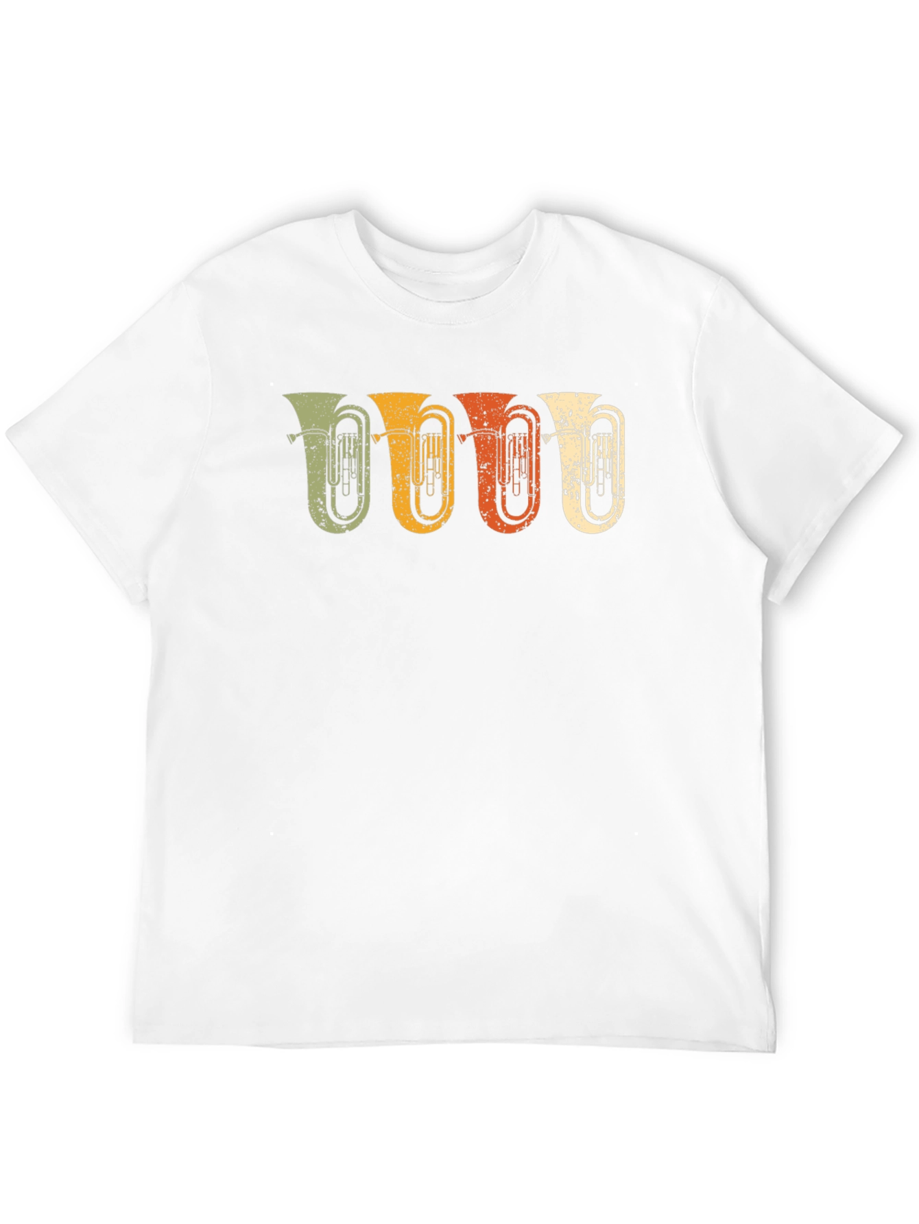 Retro Tuba Band T-Shirt - Music Lover Tee