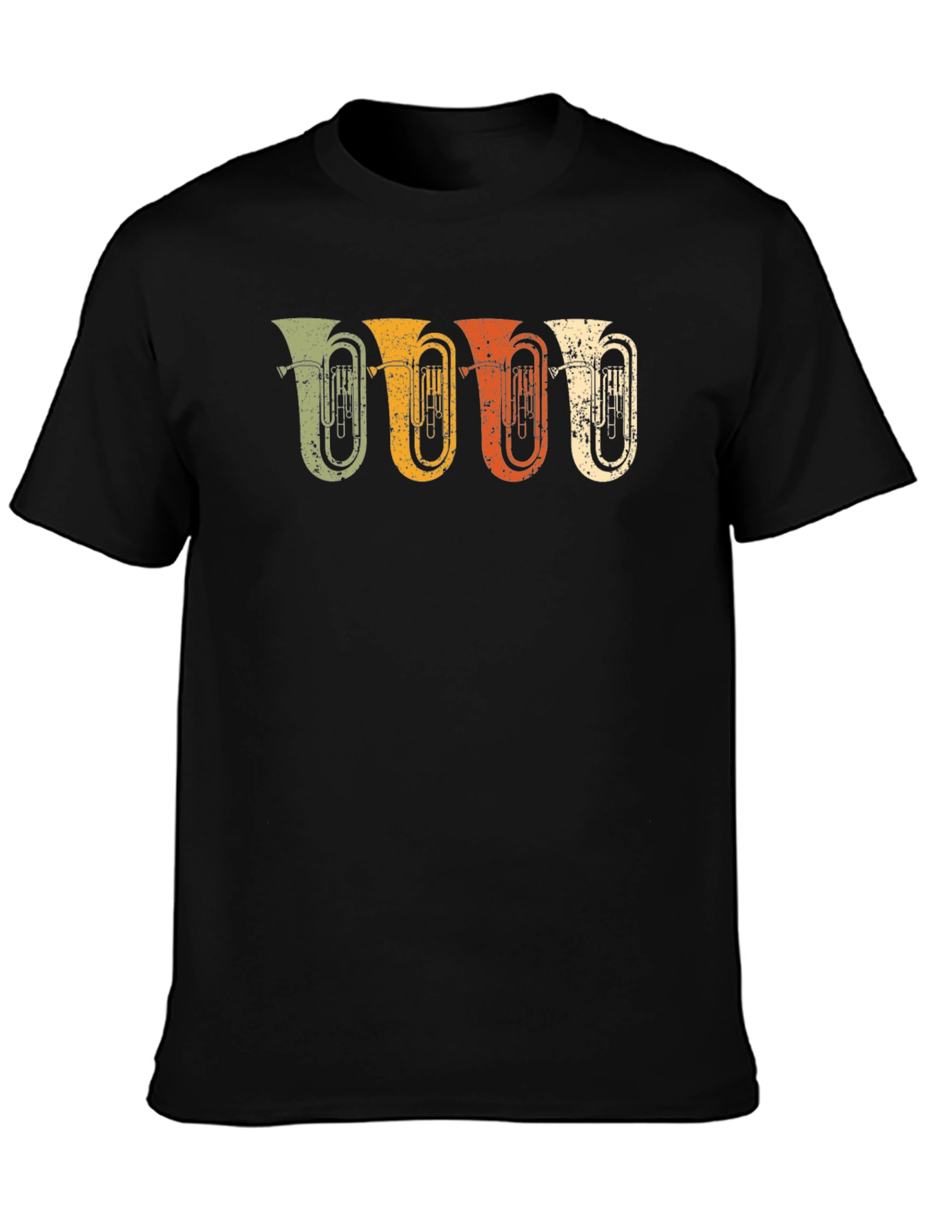 Retro Tuba Band T-Shirt - Music Lover Tee