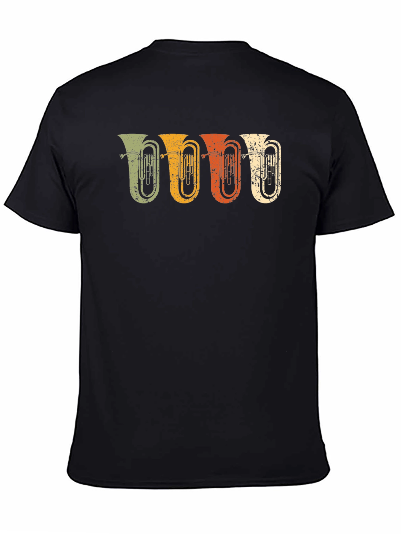 Retro Tuba Band T-Shirt - Music Lover Tee