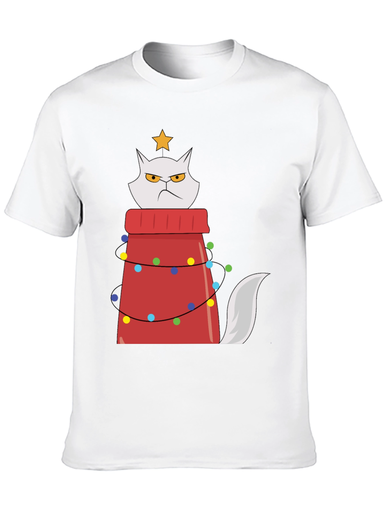 Grumpy Cat Christmas Tree T-Shirt