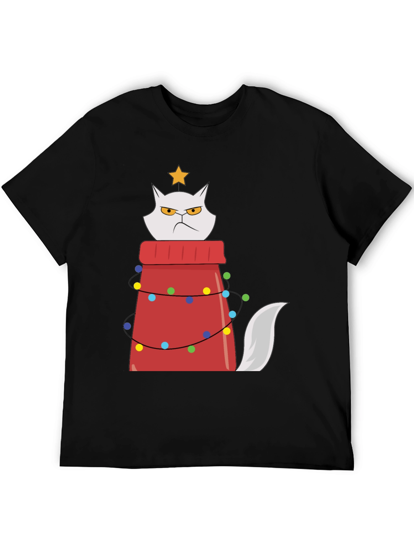 Grumpy Cat Christmas Tree T-Shirt