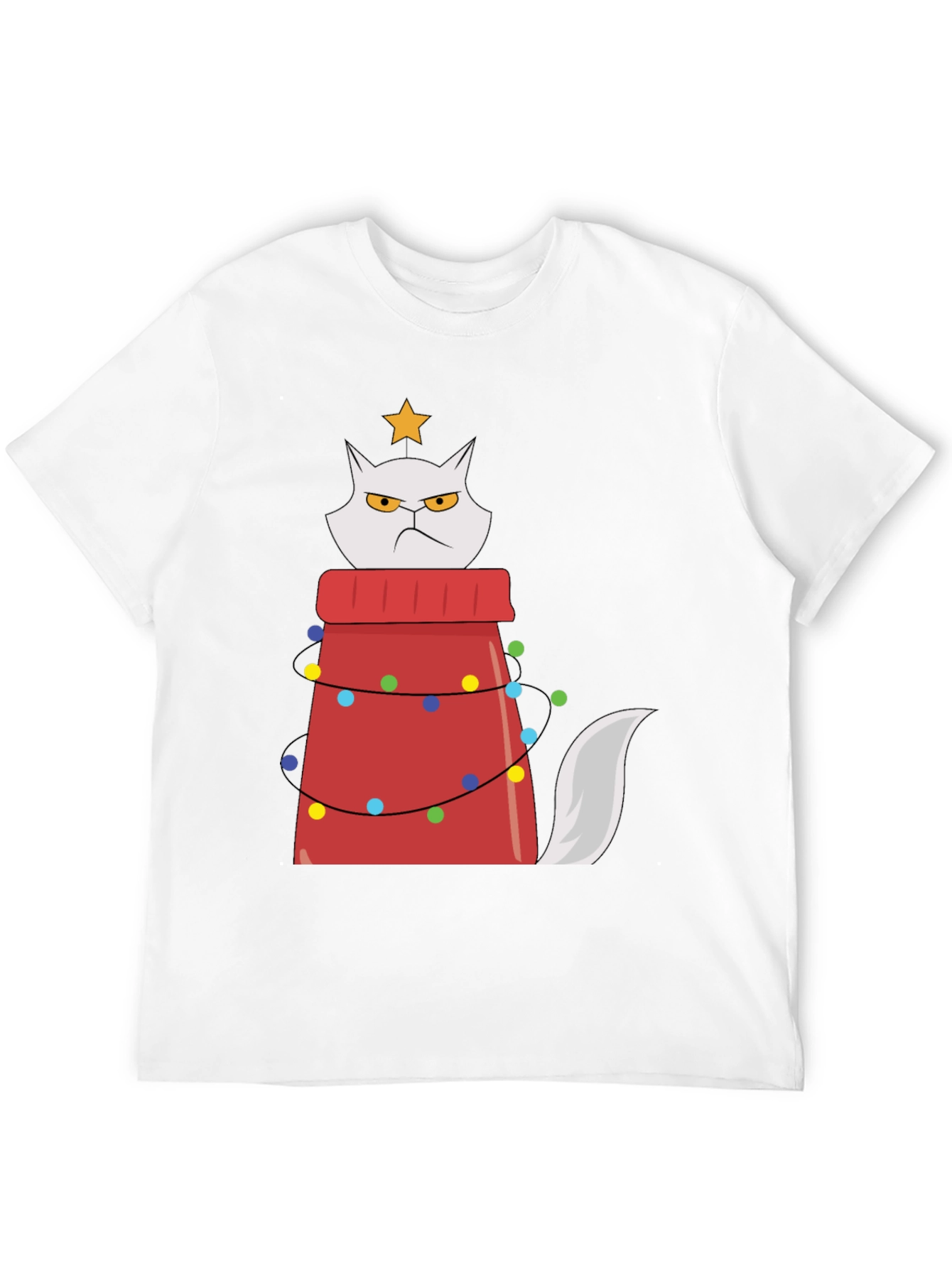 Grumpy Cat Christmas Tree T-Shirt