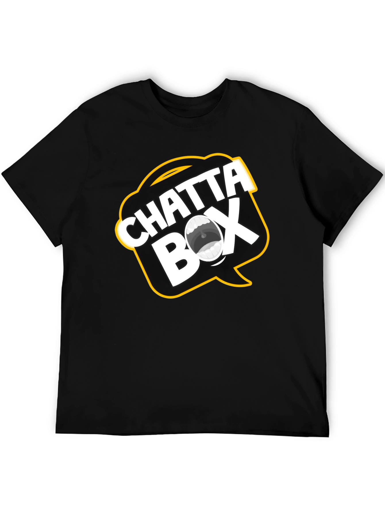 Chatta Box T-Shirt - Black Cotton Graphic Tee