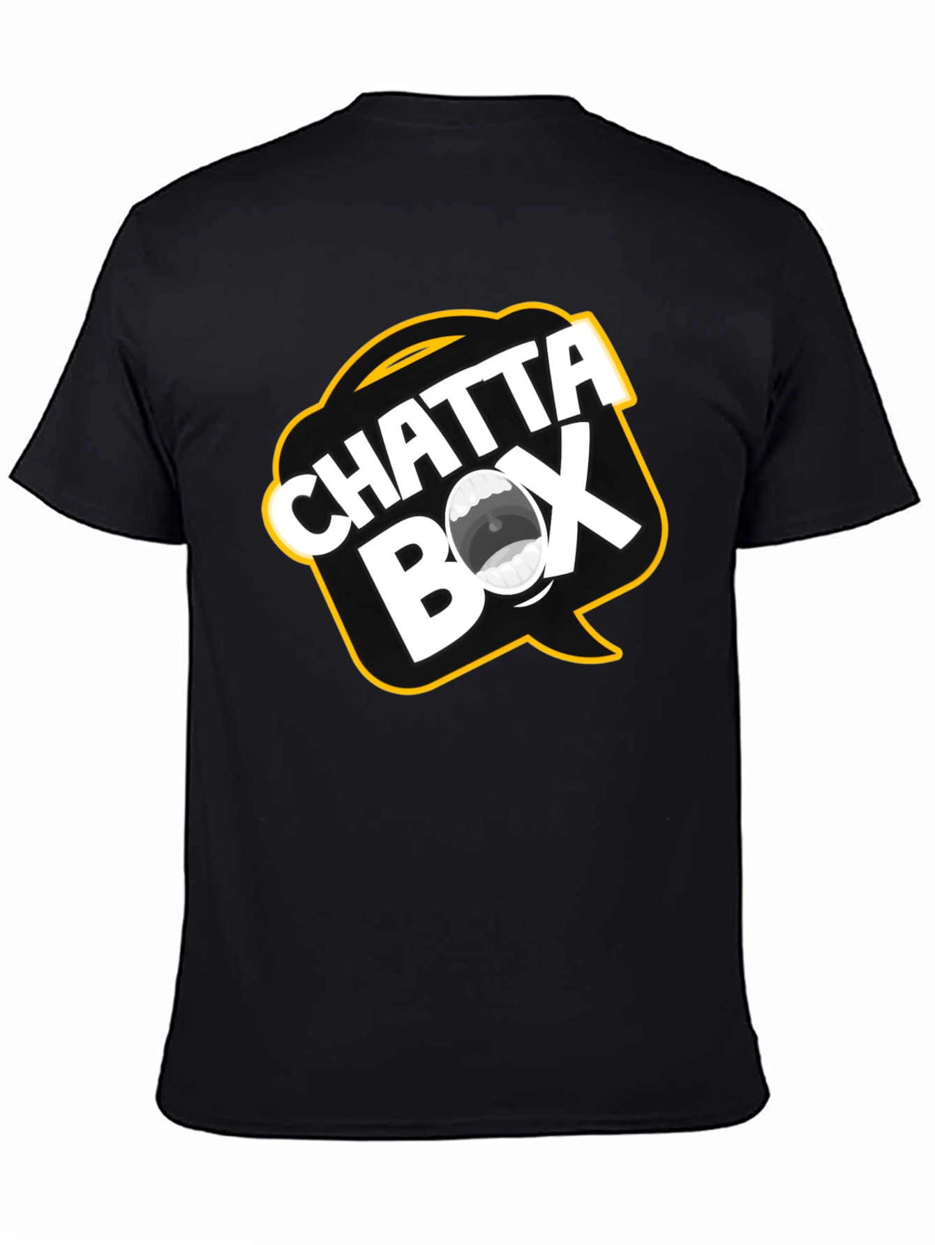 Chatta Box T-Shirt - Black Cotton Graphic Tee