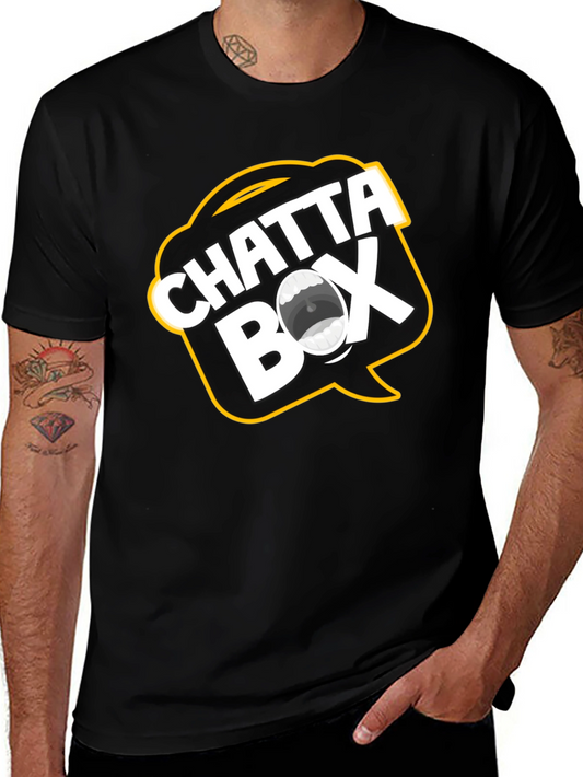 Chatta Box T-Shirt - Black Cotton Graphic Tee