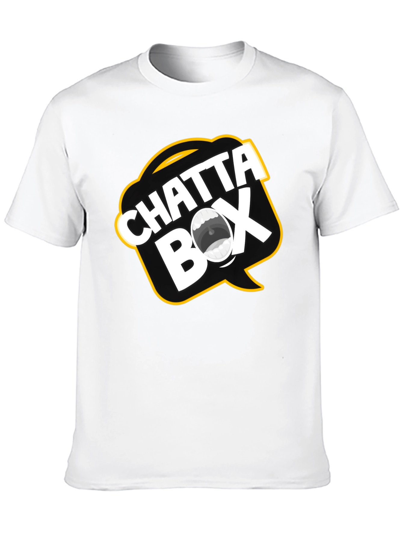 Chatta Box T-Shirt - Black Cotton Graphic Tee