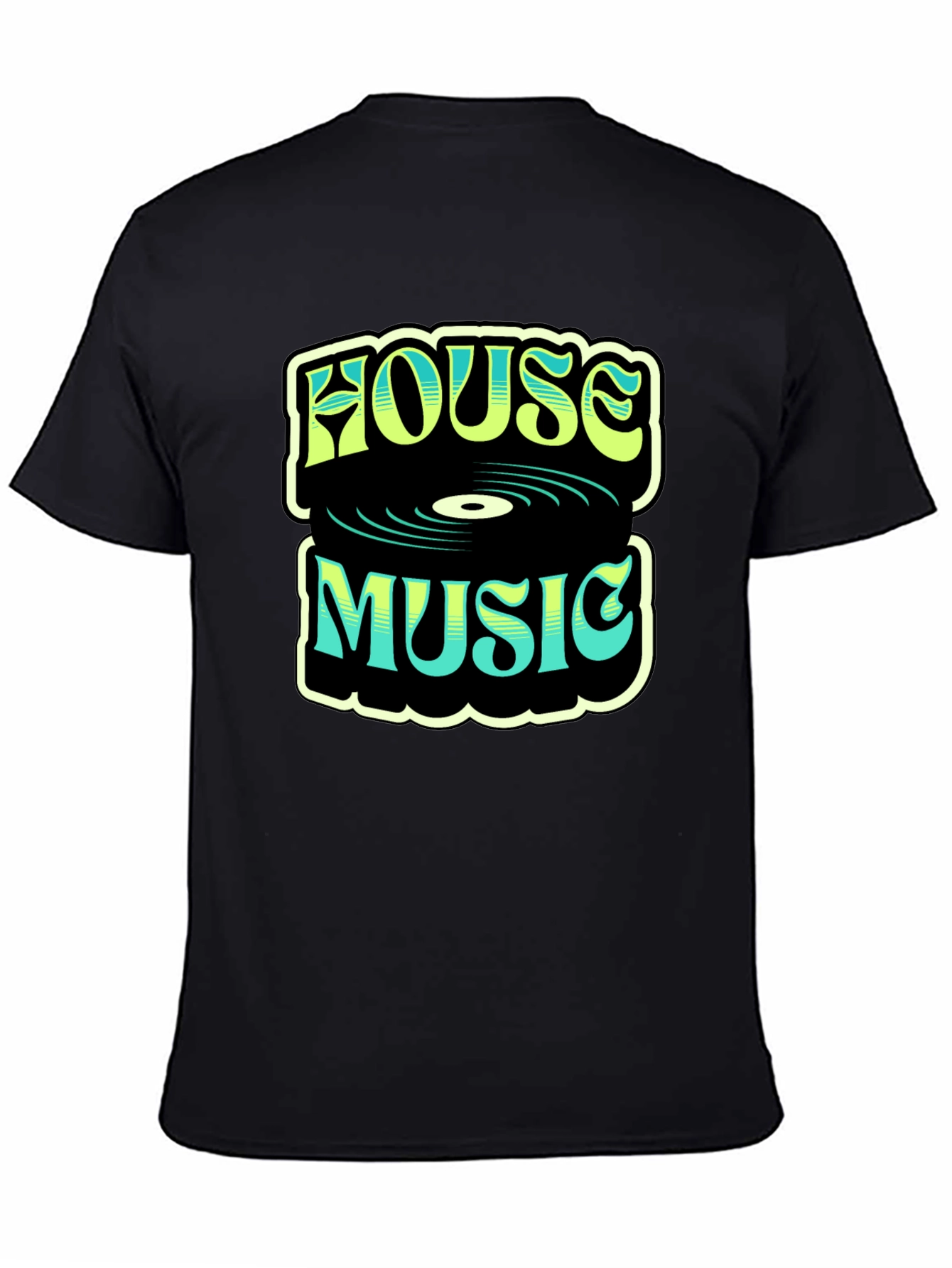 House Music Graphic T-Shirt - Retro Design
