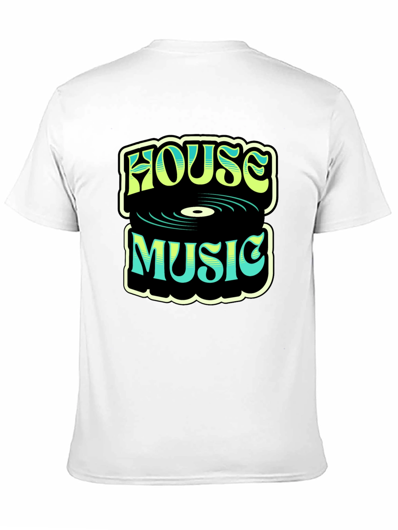 House Music Graphic T-Shirt - Retro Design