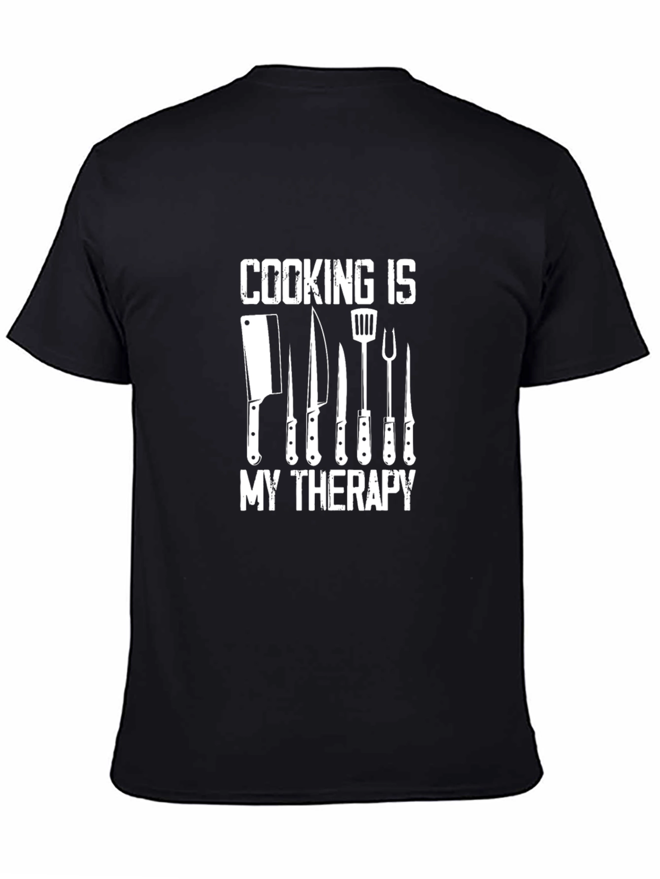 Cooking Is My Therapy T-Shirt - Chefs Humor