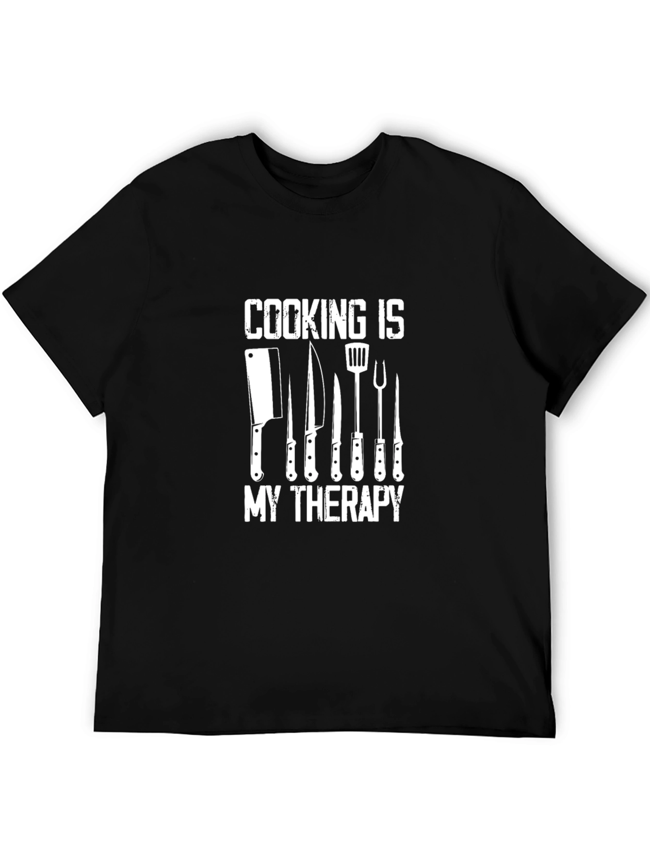 Cooking Is My Therapy T-Shirt - Chefs Humor