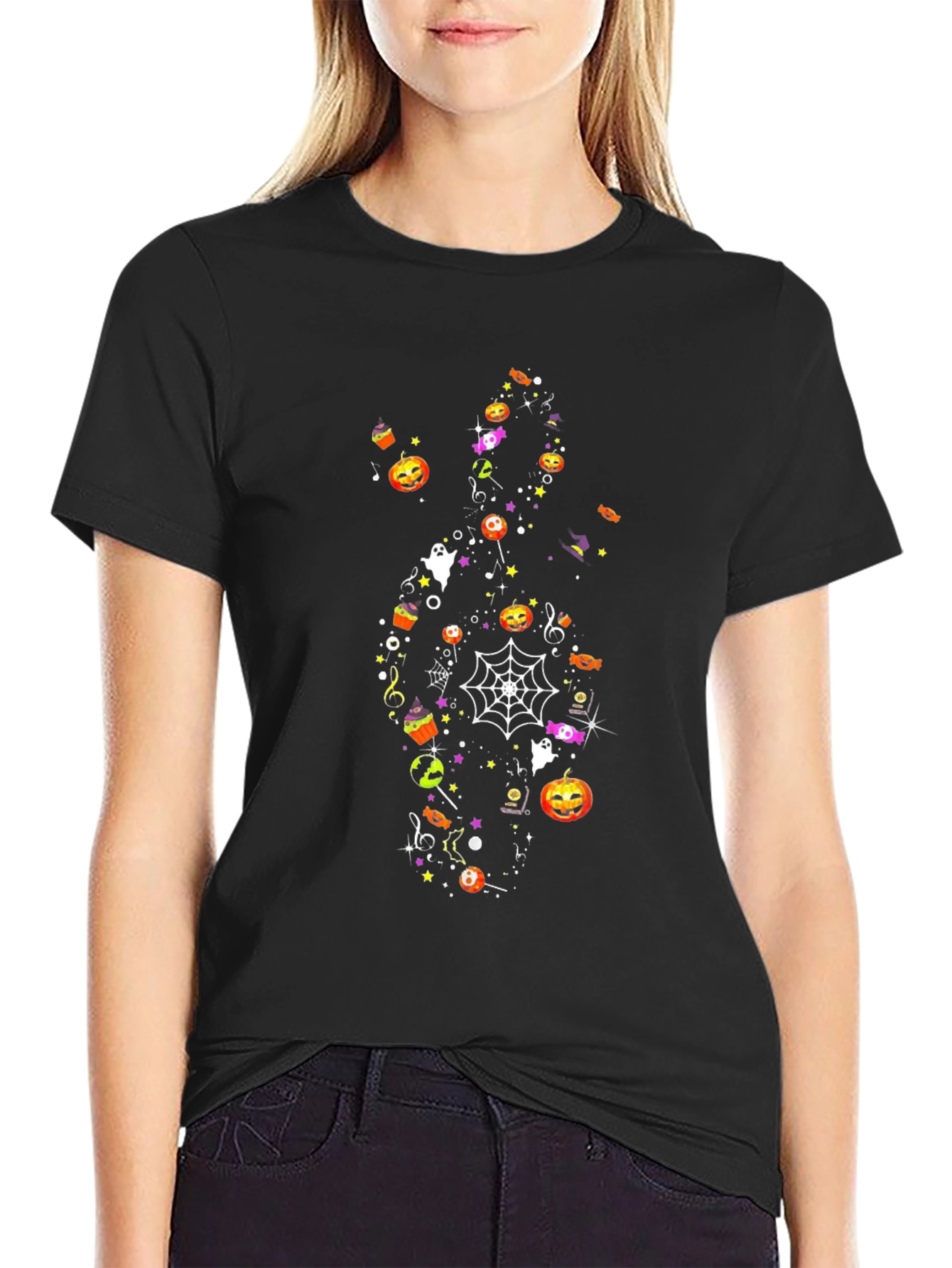 Halloween Music Note T-Shirt