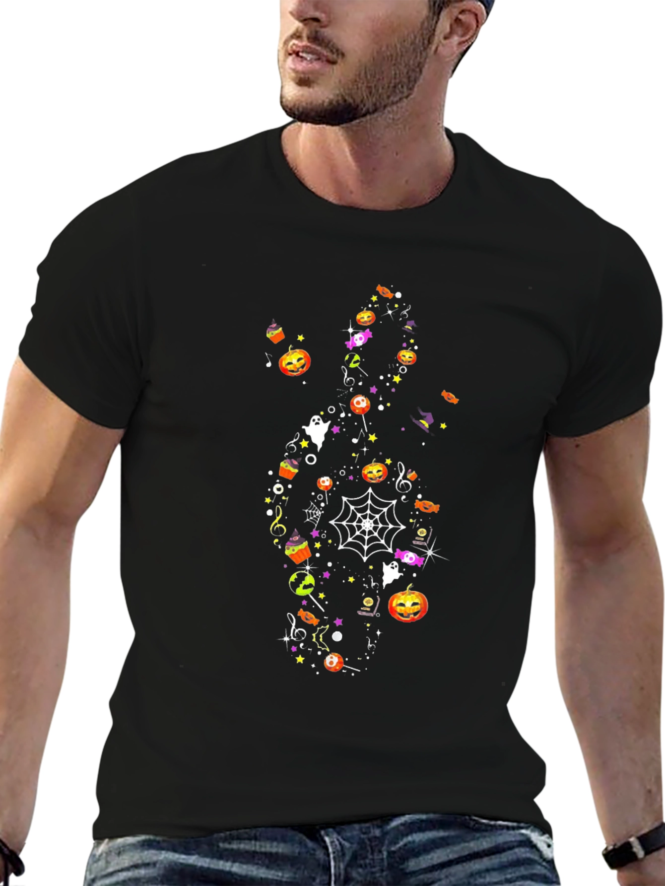 Halloween Music Note T-Shirt