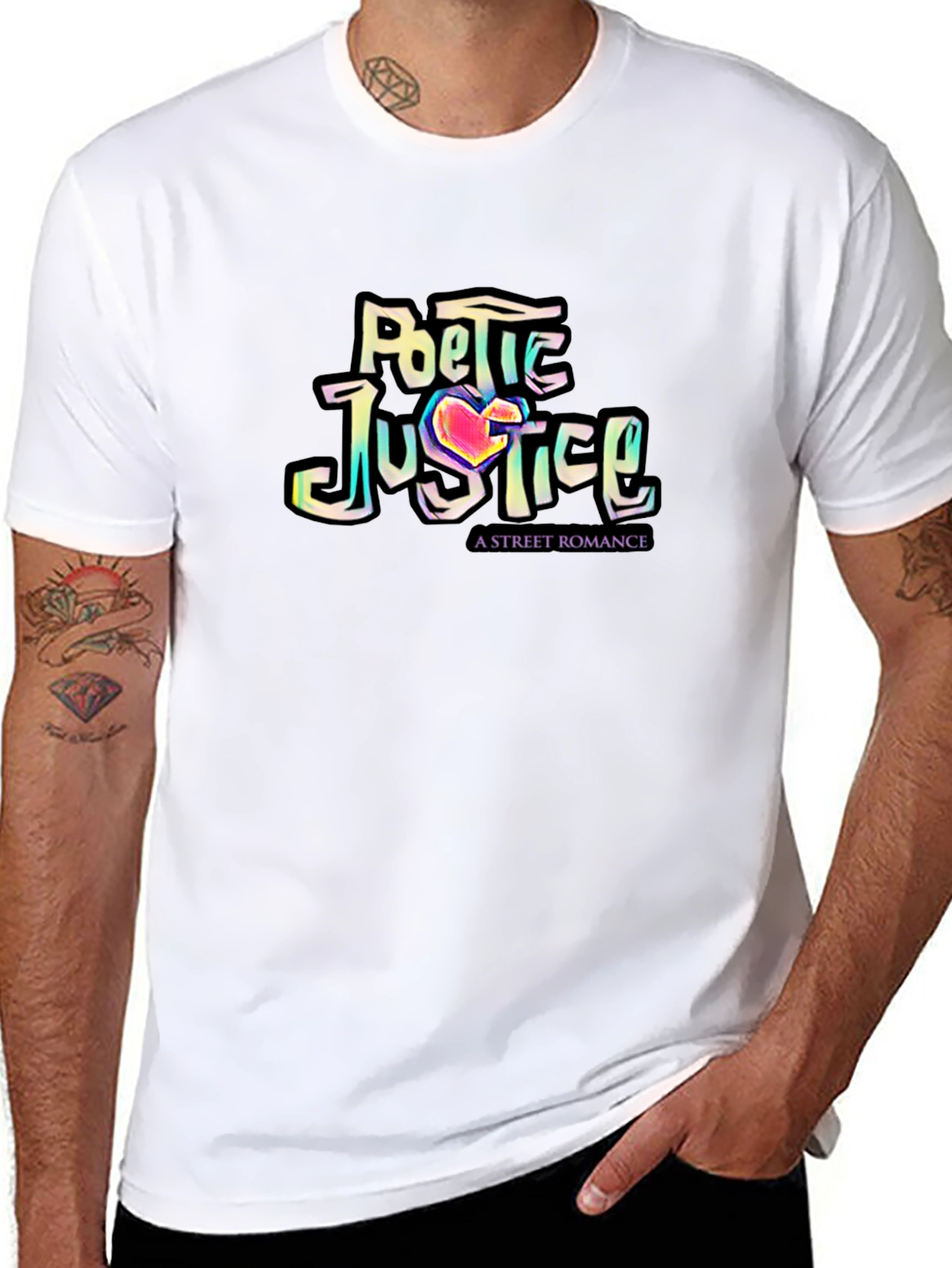Poetic Justice T-Shirt - Street Romance Graphic Tee