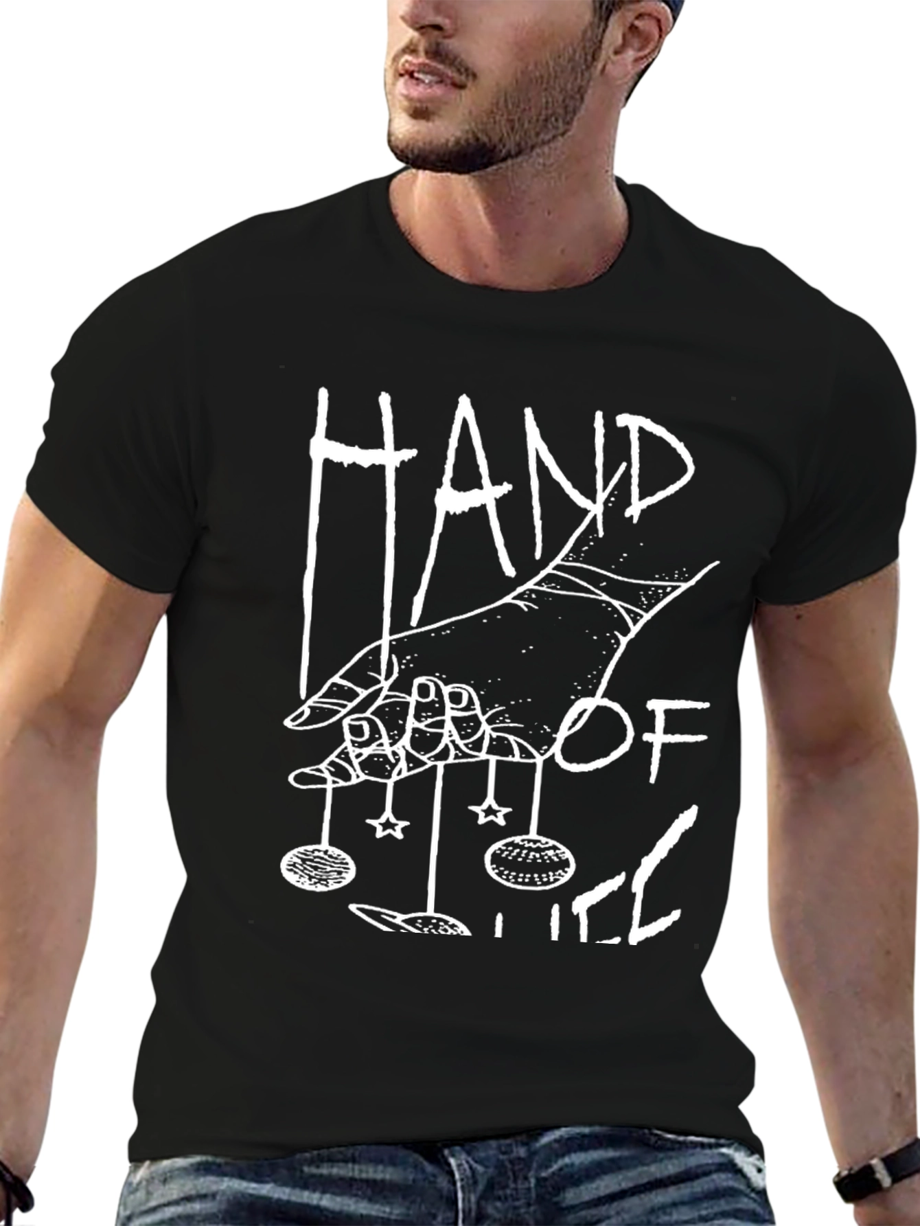 Hand of Hell Graphic Tee - Black