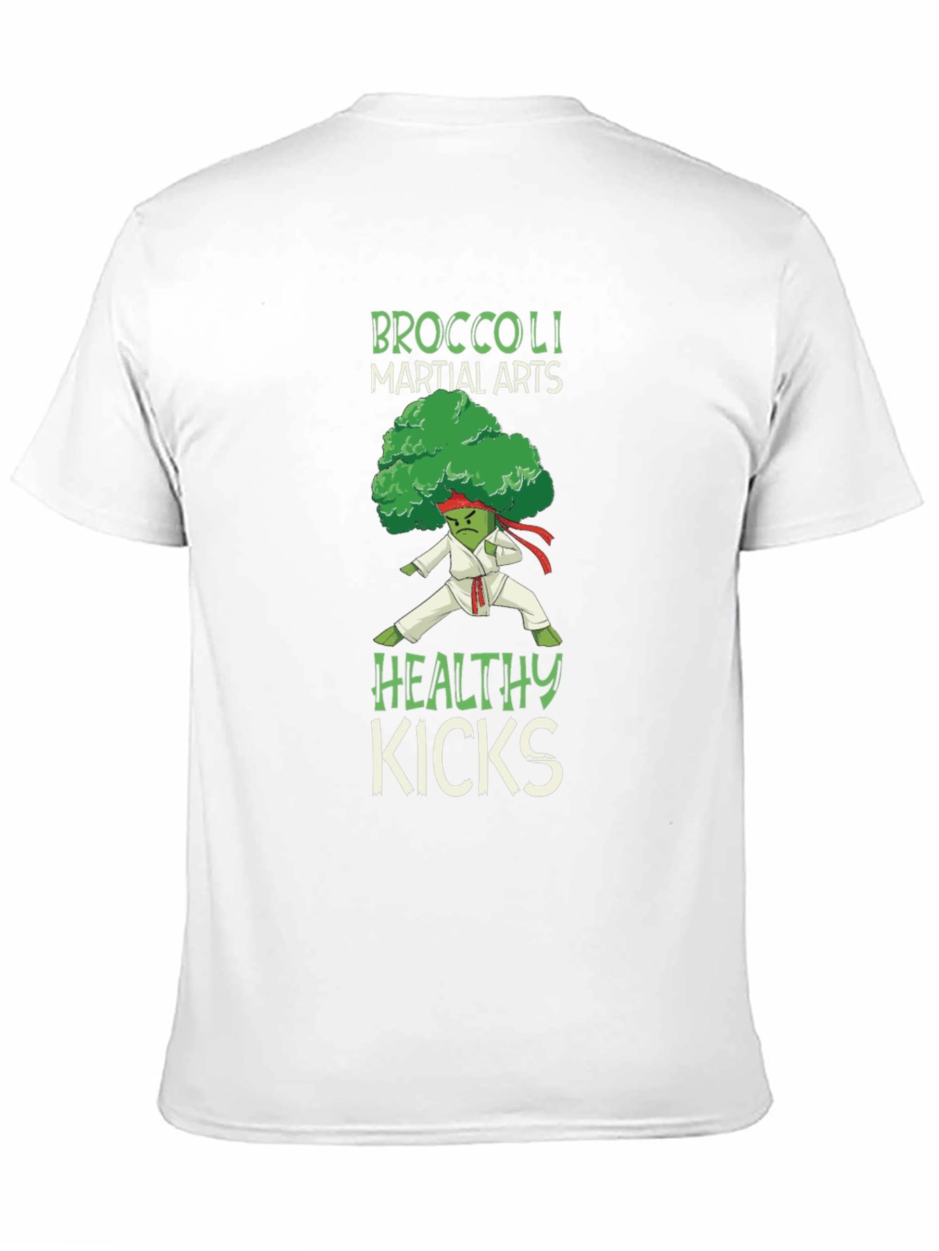 Broccoli Martial Arts Healthy Kicks Graphic Tee