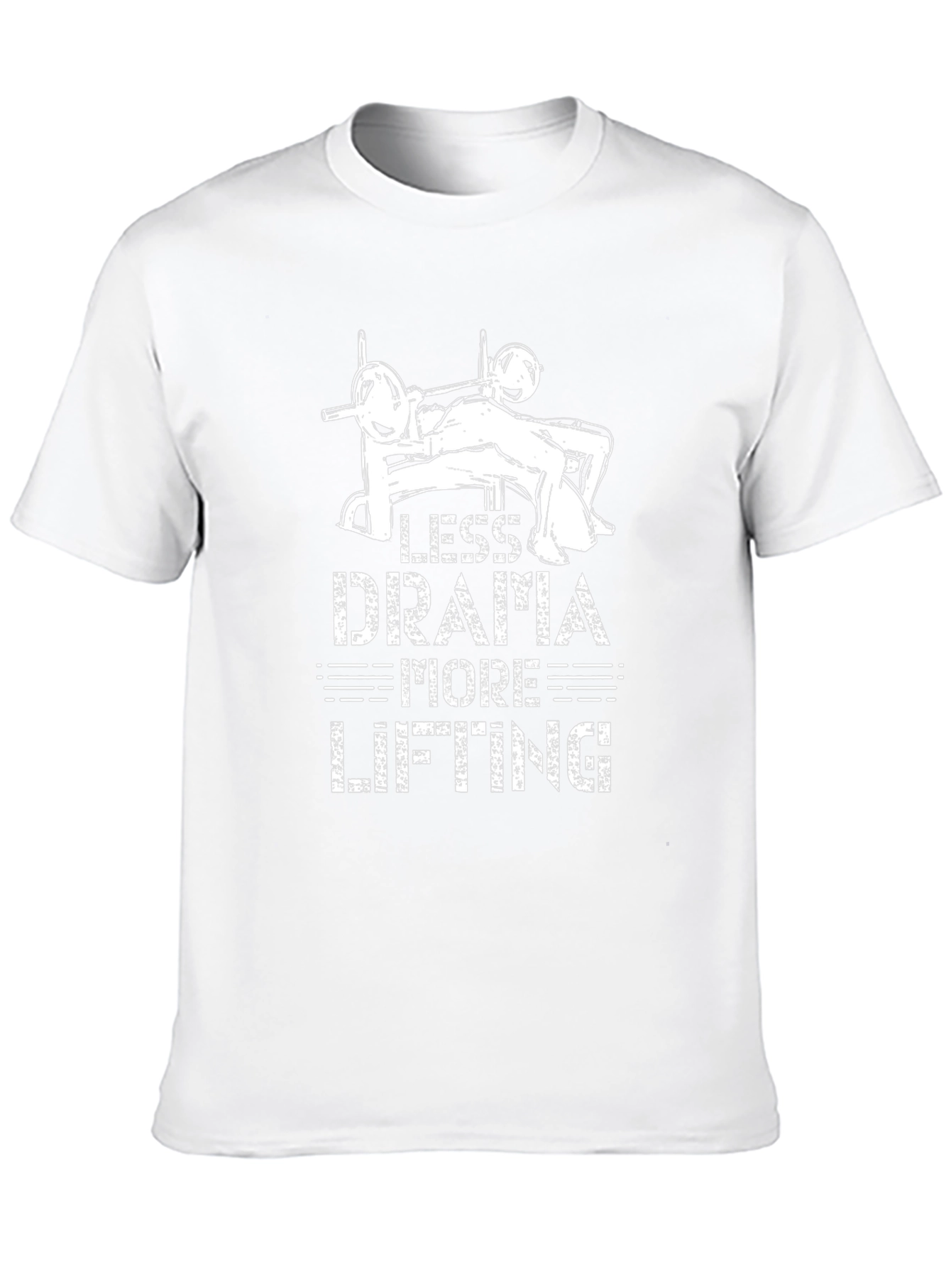 Less Drama More Lifting Black Graphic Tee