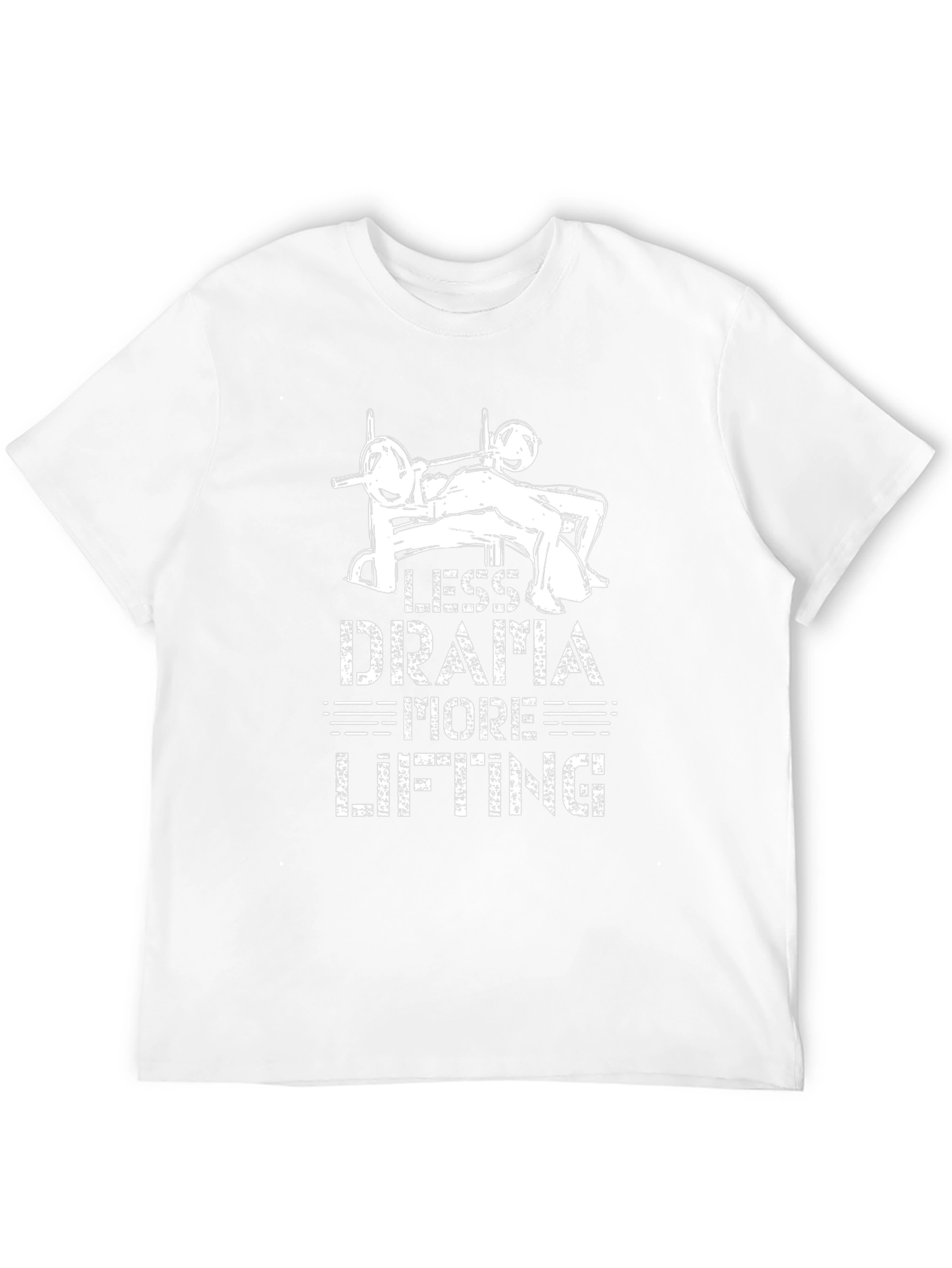 Less Drama More Lifting Black Graphic Tee