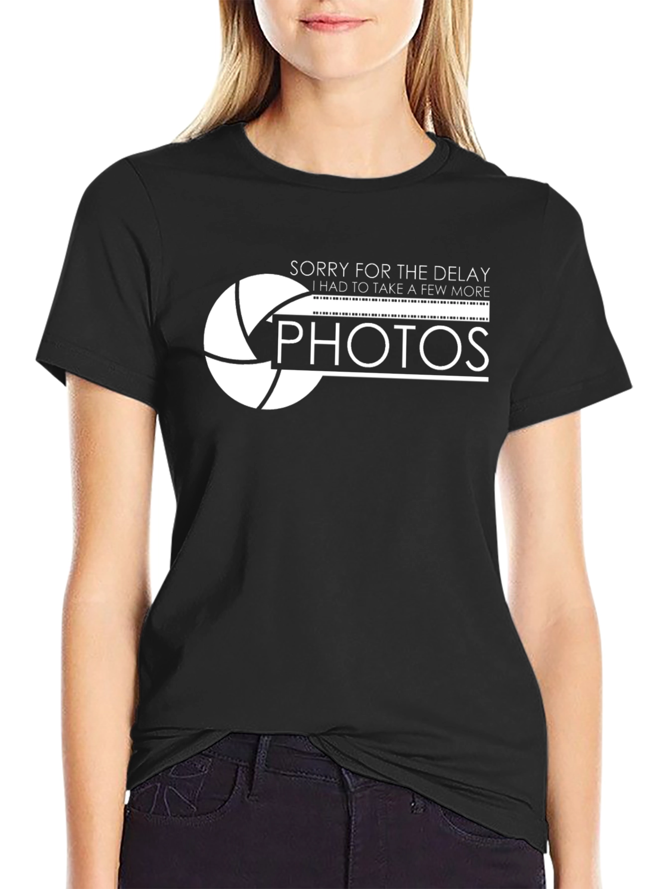 Sorry For The Delay Photos Graphic T-Shirt