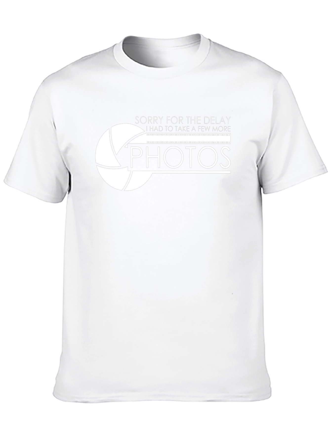 Sorry For The Delay Photos Graphic T-Shirt