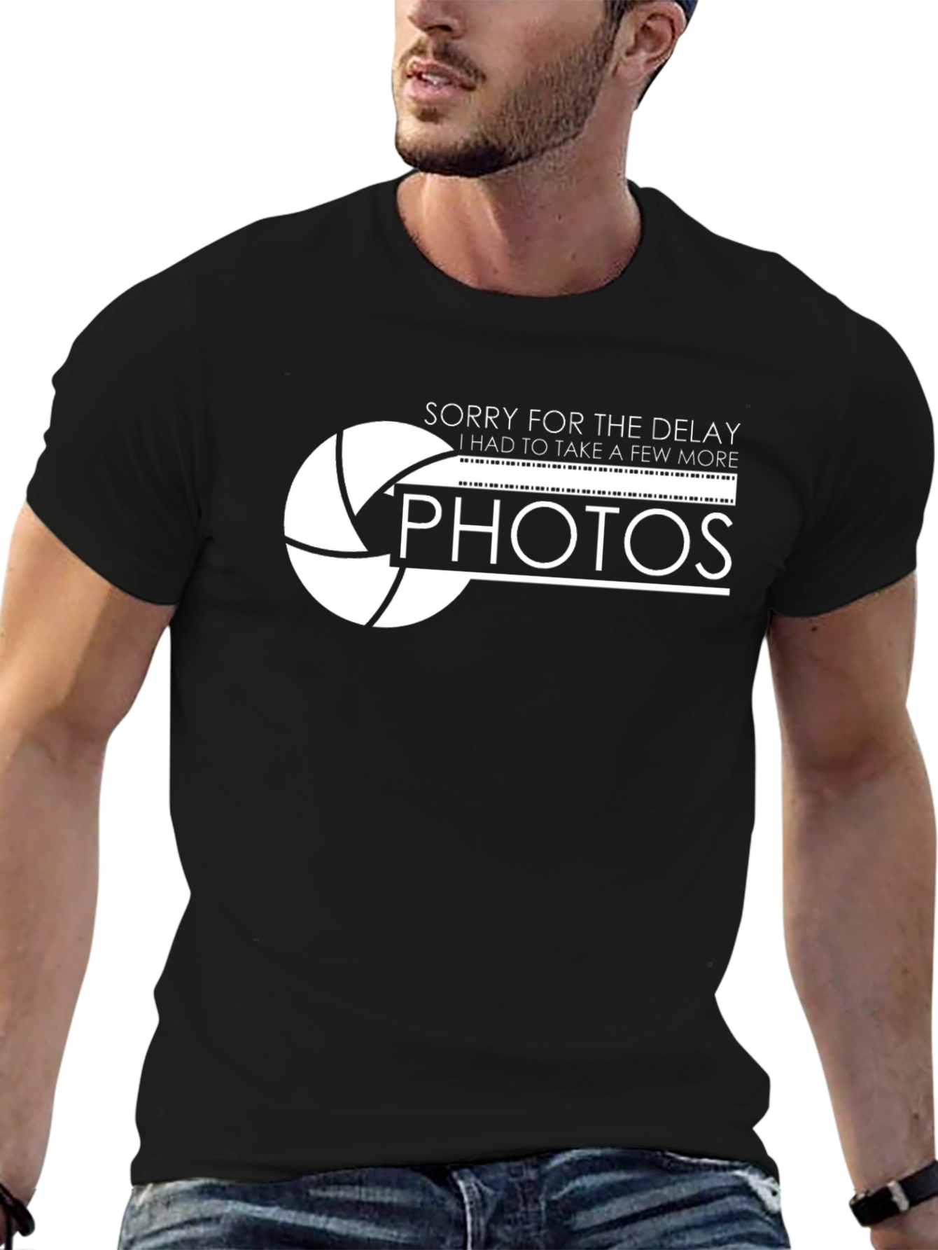 Sorry For The Delay Photos Graphic T-Shirt