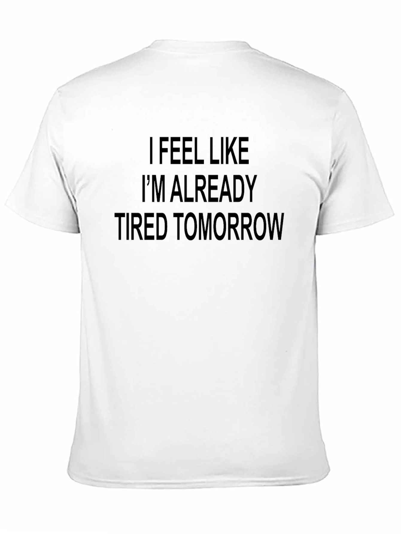 Tired Tomorrow Graphic Tee - Black Cotton