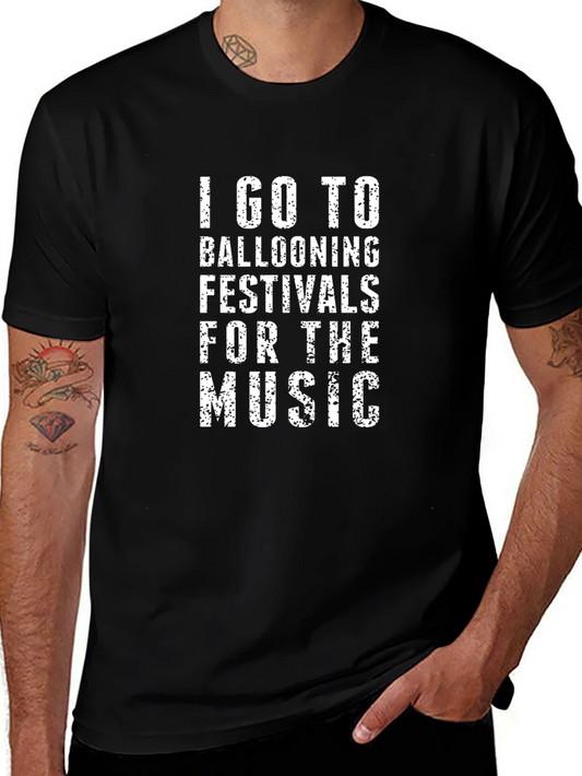Ballooning Festivals Music T-Shirt
